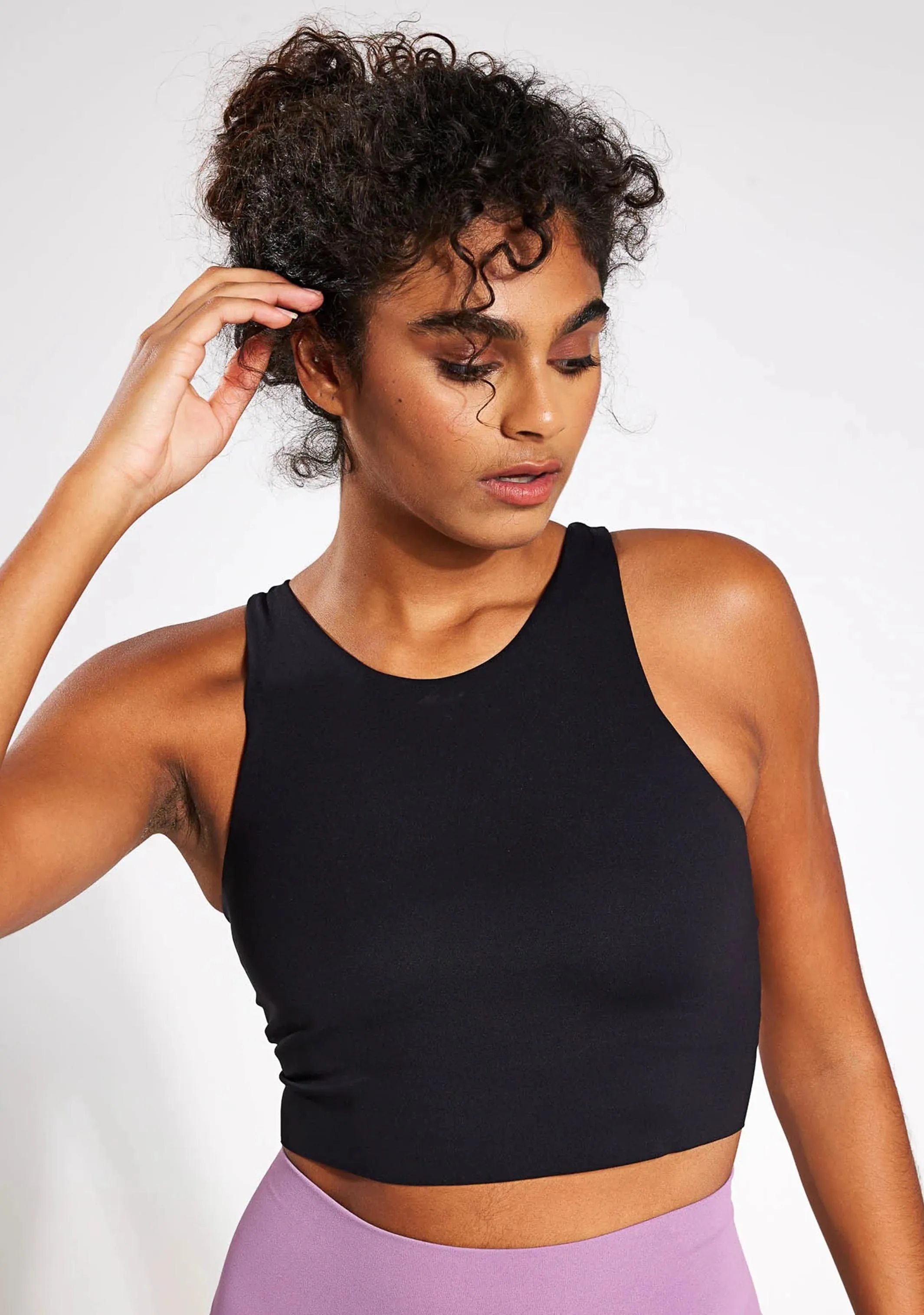 Nike WomenS Yoga Dri-Fit Luxe Cropped Tank Essential