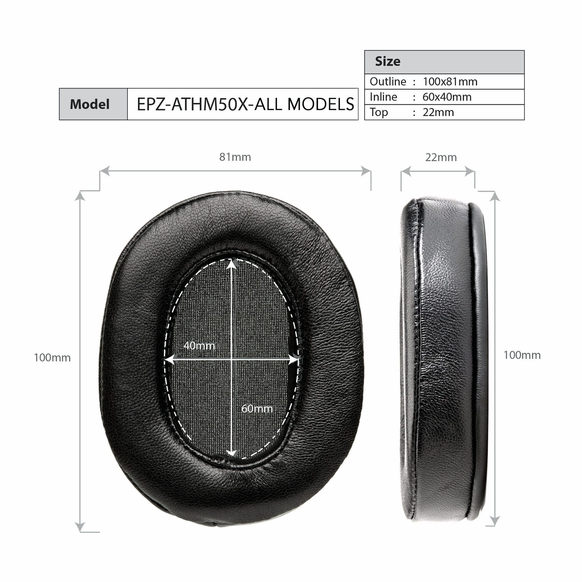 Dekoni Audio Elite Velour Earpads for ATH-M Series & Sony MDR-7506