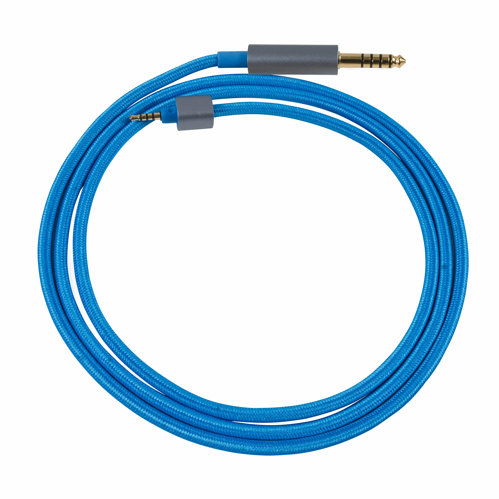 Dekoni Audio Ensemble Presplit Blue Nylon Headphone Cable hi-fi hi-res music player,hi-fi FLAC player,hi-fi DSD player