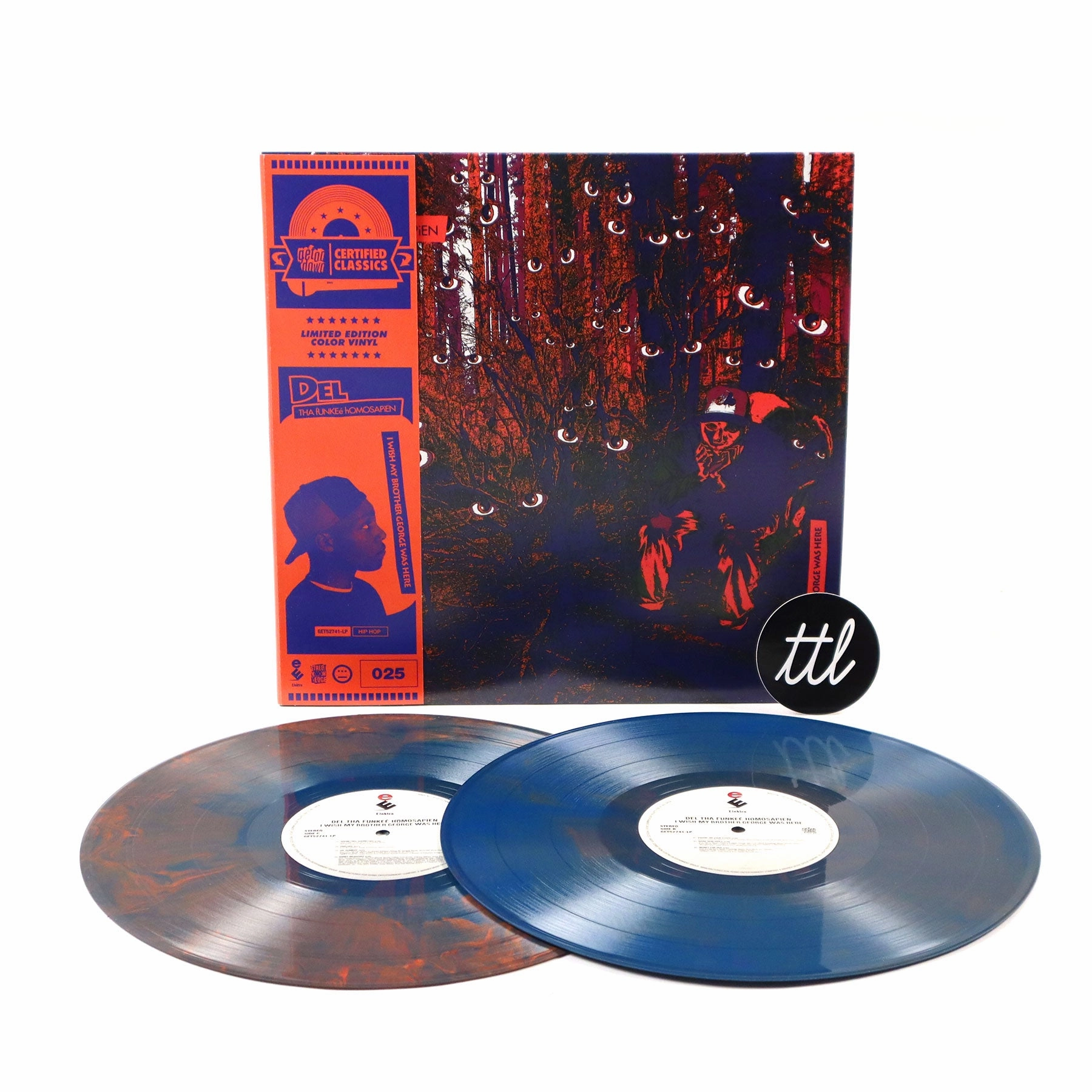 Del Tha Funkee Homosapien: I Wish My Brother George Was Here (Colored Vinyl) Vinyl 2LP