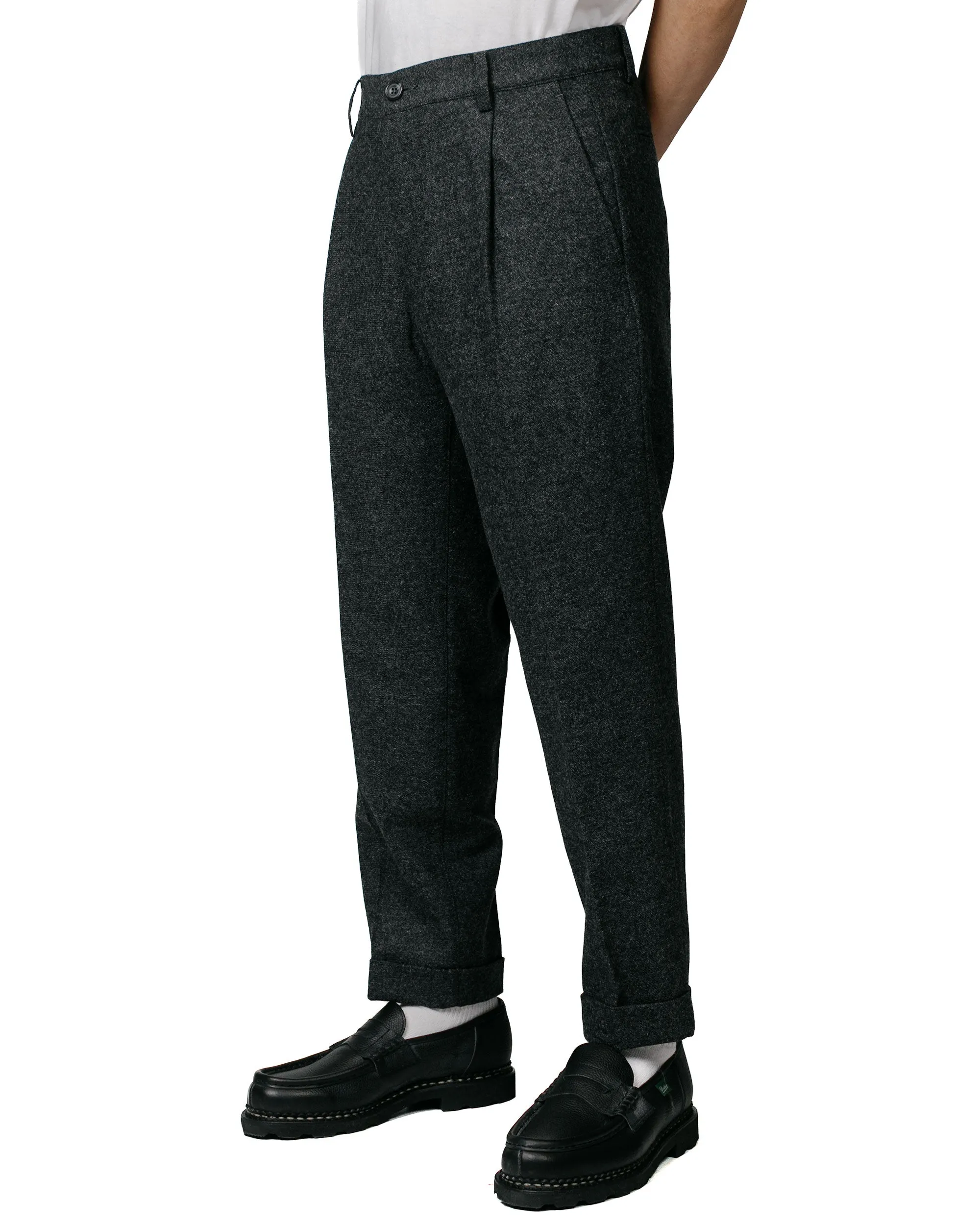 Self - Standing Stretchy Stuff Beams Plus 1Pleat Wool Cashmere Grey