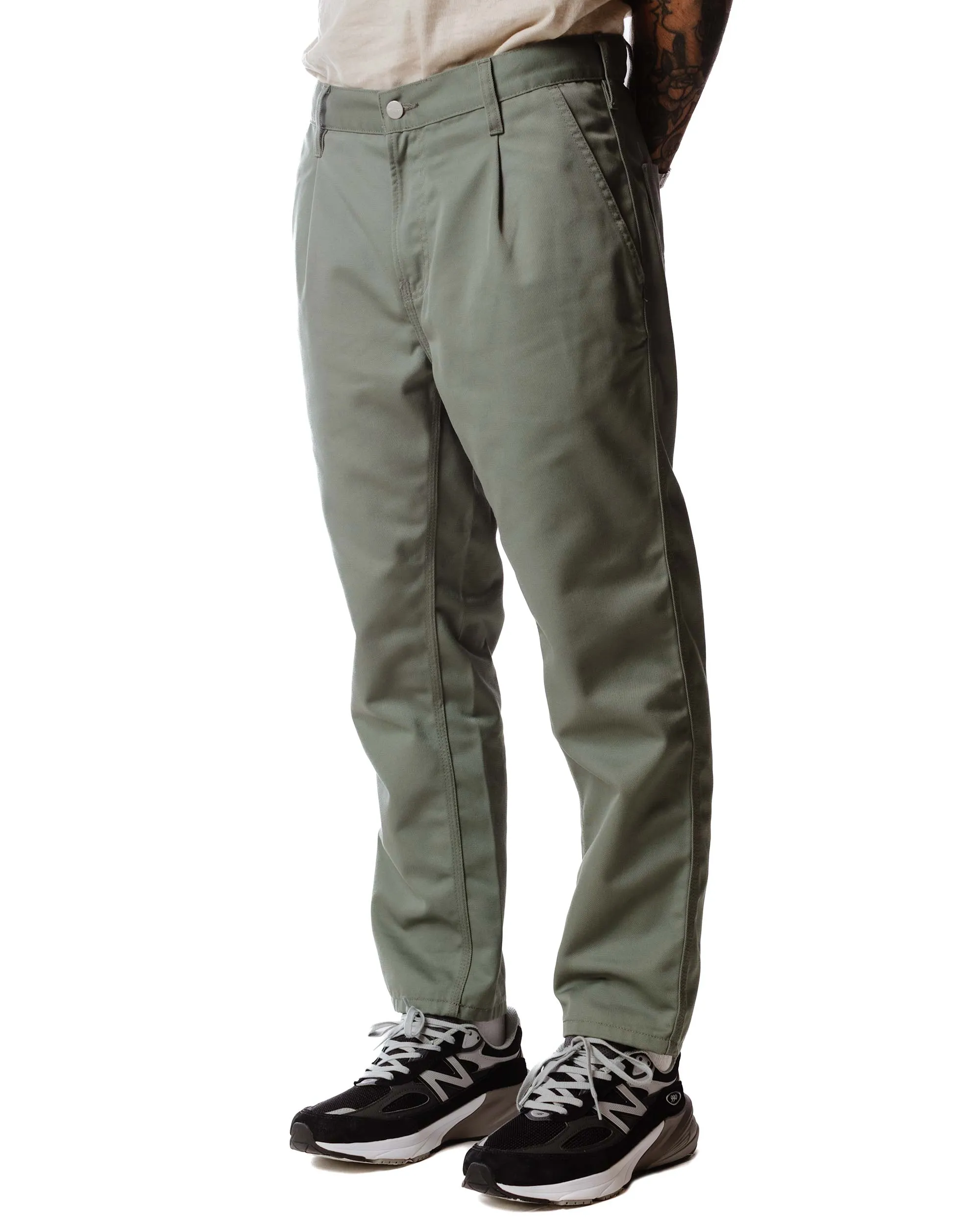 Carhartt W.I.P. Abbott Pant Smoke Green Jumpsuit Style