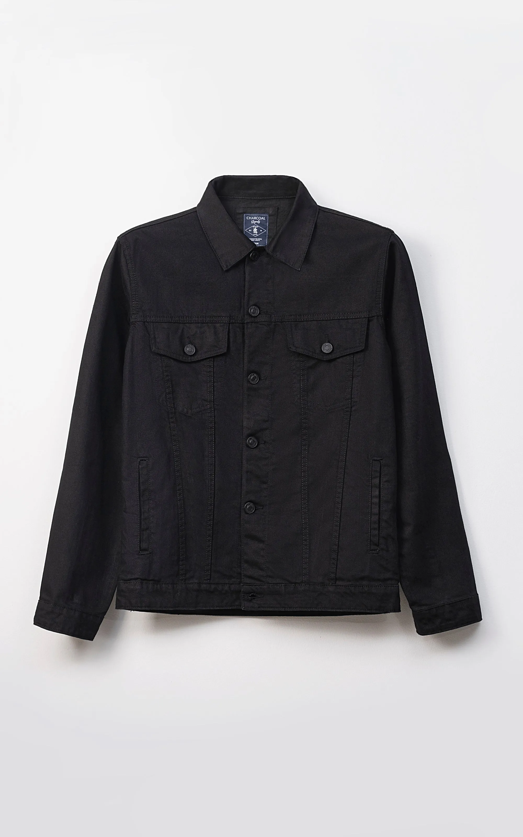 Denim Full Sleeve Jacket Black Leaving A Positive Impact