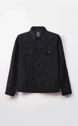 Denim Full Sleeve Jacket Black Leaving A Positive Impact