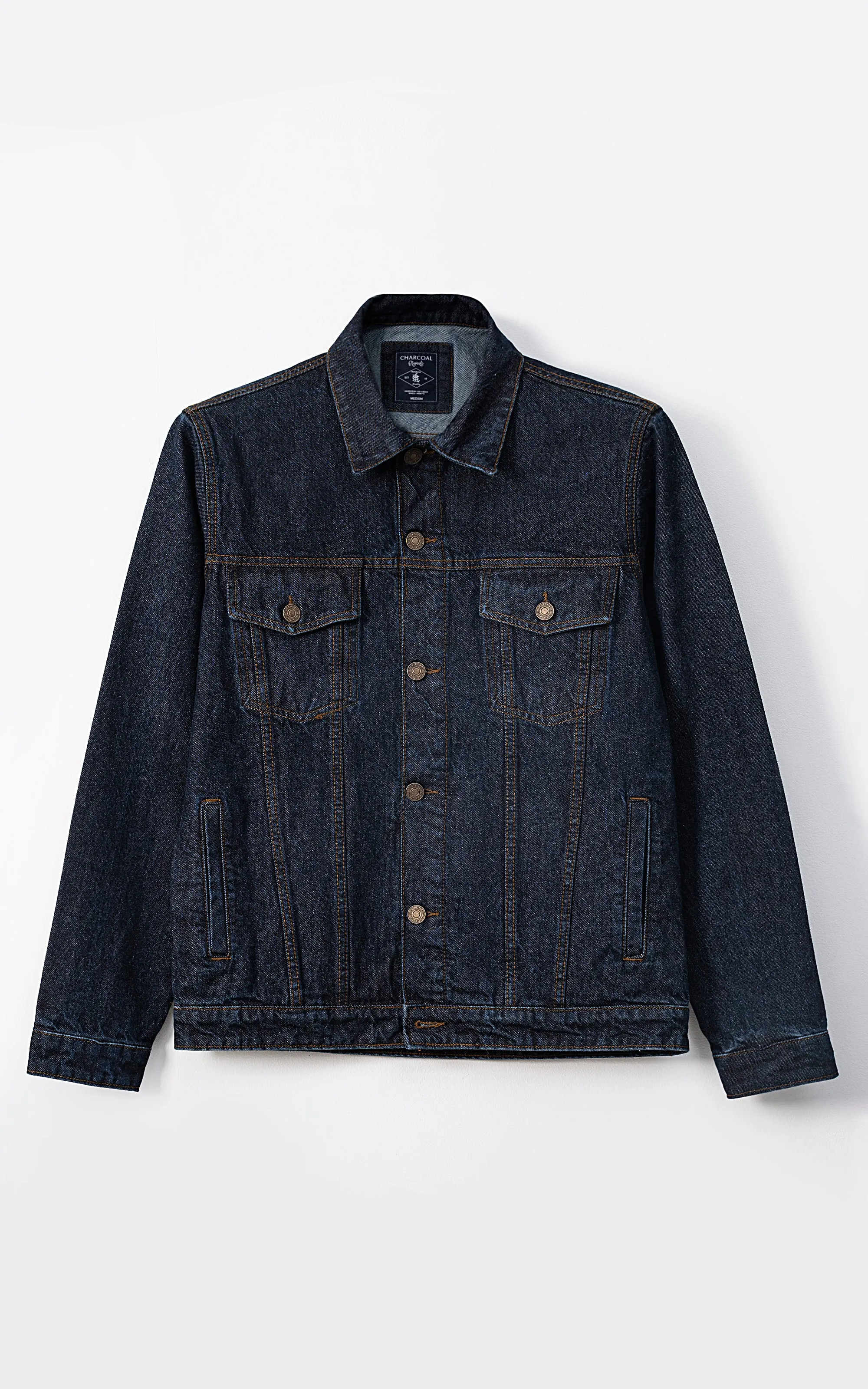 Snacks Performance Optimization Denim Full Sleeve Jacket Blue