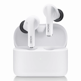 Denon AH-C830NCW True Wireless Earbuds with Active Noise-Cancellation (White)