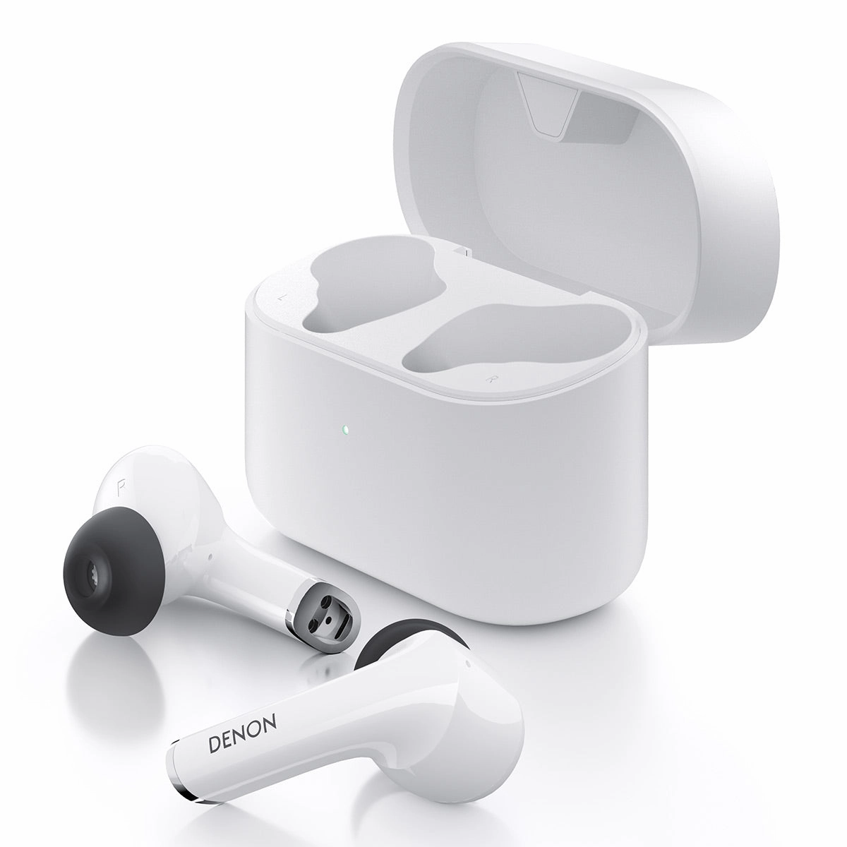 Denon AH-C830NCW True Wireless Earbuds with Active Noise-Cancellation (White)