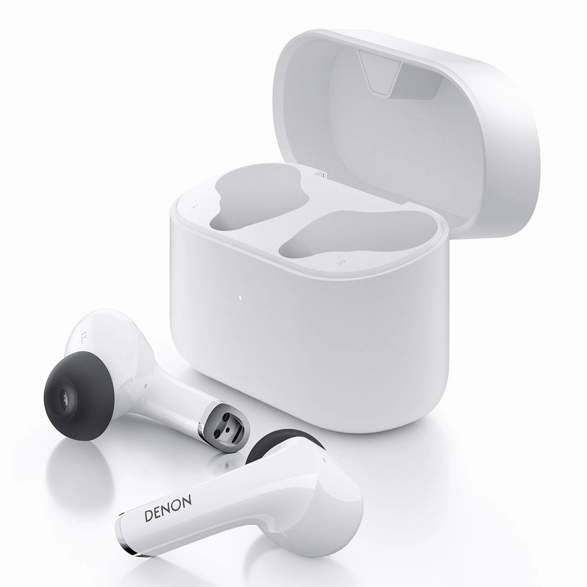 Denon AH-C830NCW True Wireless Earbuds with Active Noise-Cancellation (White)