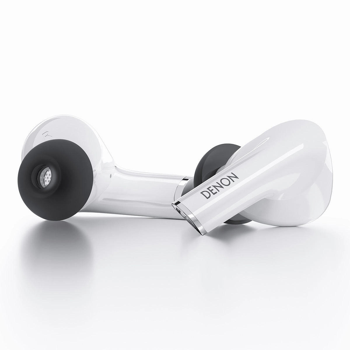Denon AH-C830NCW True Wireless Earbuds with Active Noise-Cancellation (White)