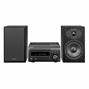 Denon: D-M41S Mini Stereo System w/ CD Player, Bluetooth hi-fi digital music server,hi-fi speaker wall mount,hi-fi amp upgrade