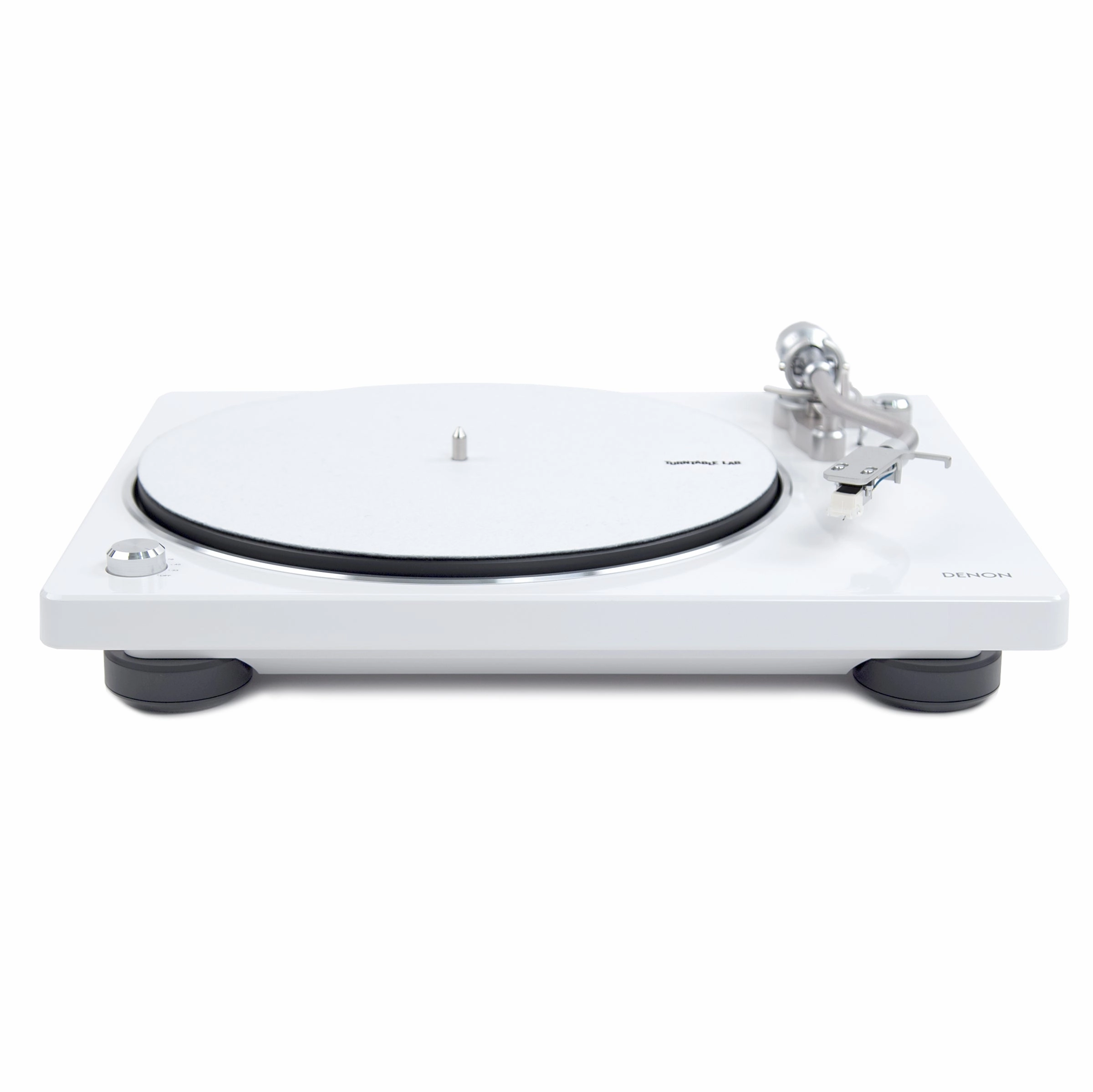 Denon: DP-400 Semi-Automatic Turntable - White (DP400WT) hi-fi digital music server,hi-fi speaker wall mount,hi-fi amp upgrade