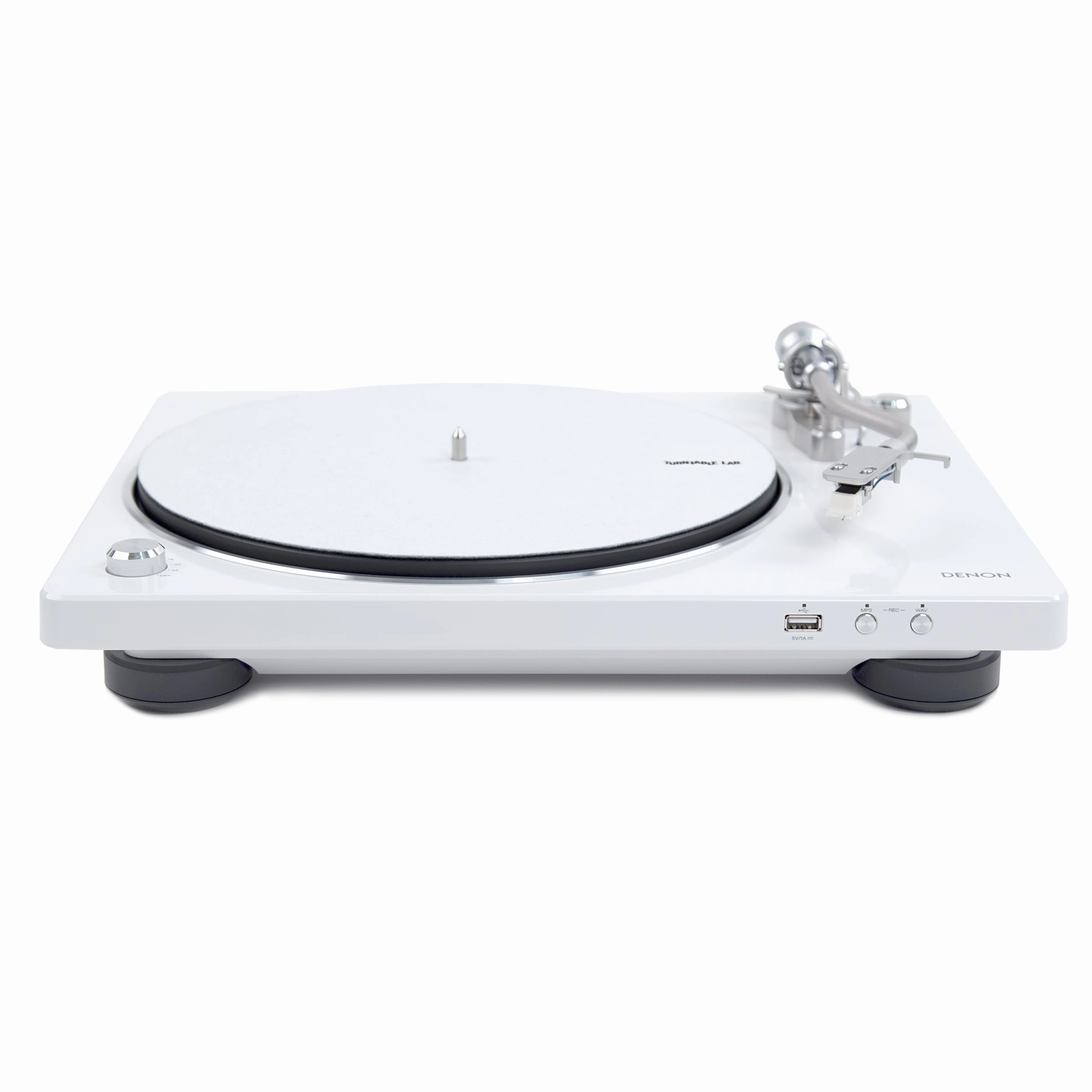 Denon: DP-450USB Turntable - White (DP450USBWT) hi-fi digital music server,hi-fi speaker wall mount,hi-fi amp upgrade