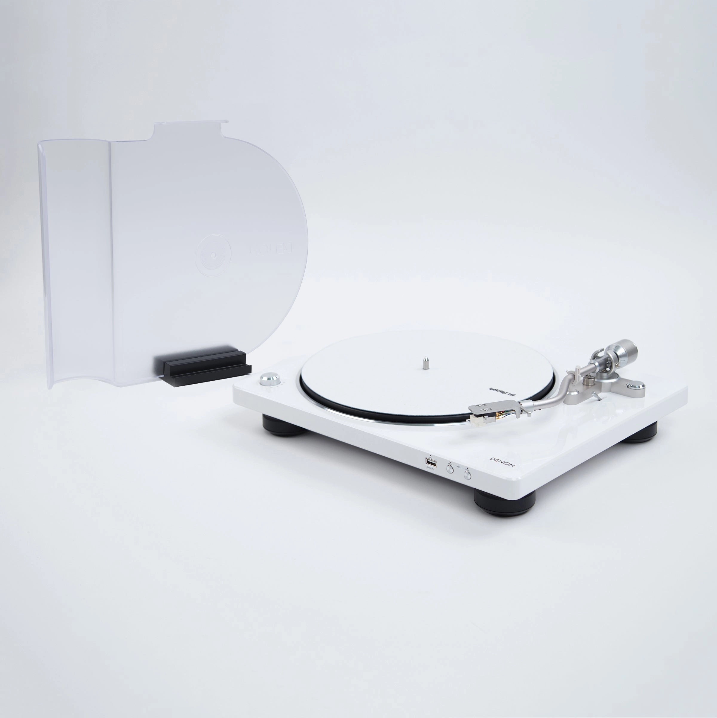 Denon: DP-450USB Turntable - White (DP450USBWT)