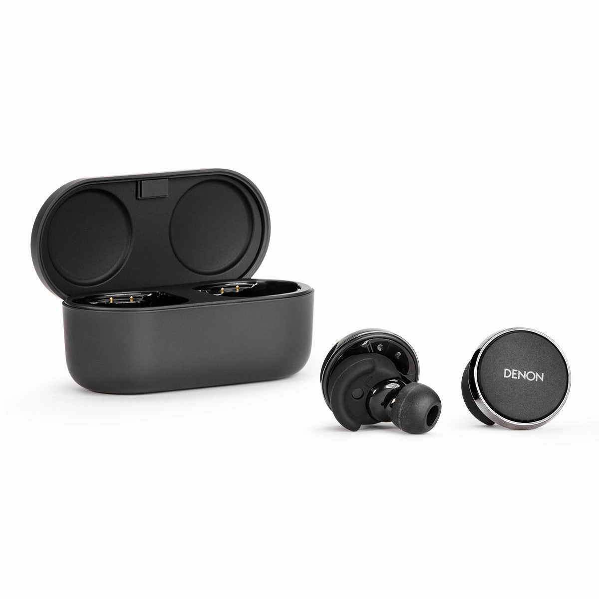 Denon PerL Pro True Wireless Earbuds with Active Noise Cancellation, Spatial Audio, and Adaptive Acoustic Technology (Black) hi-fi audio receiver with HDMI,hi-fi speaker terminal,hi-fi home hi-res audio