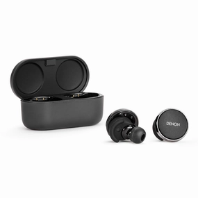 Denon PerL Pro True Wireless Earbuds with Active Noise Cancellation, Spatial Audio, and Adaptive Acoustic Technology (Black) hi-fi audio receiver with HDMI,hi-fi speaker terminal,hi-fi home hi-res audio