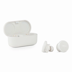 Denon PerL Pro True Wireless Earbuds with Active Noise Cancellation, Spatial Audio, and Adaptive Acoustic Technology (White) hi-fi audio receiver with HDMI,hi-fi speaker terminal,hi-fi home hi-res audio