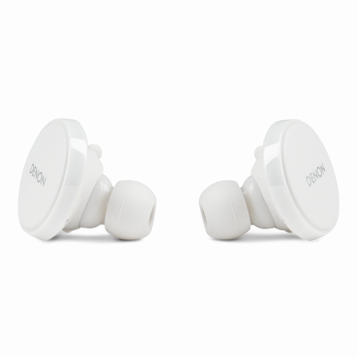 Denon PerL Pro True Wireless Earbuds with Active Noise Cancellation, Spatial Audio, and Adaptive Acoustic Technology (White)