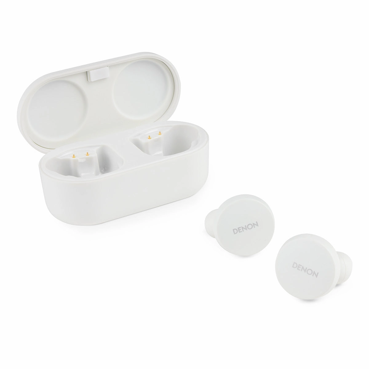 Denon PerL True Wireless Earbuds with Active Noise Cancellation & Adaptive Acoustic Technology (White)