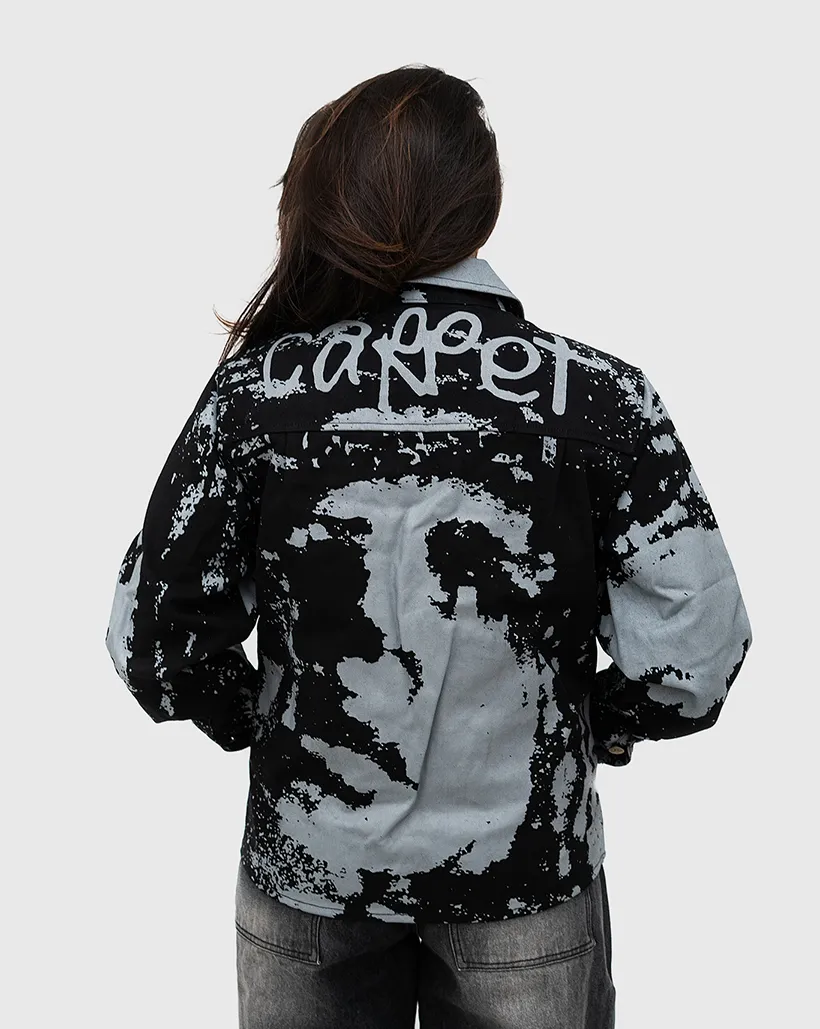Hang Dry Radio Carpet Mademoiselle Work Jacket - Black/Grey
