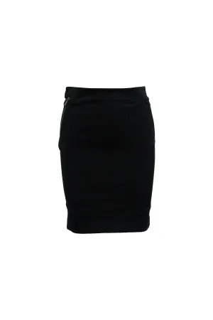 Diane Von Furstenberg Jupe Midi Leona en Viscose Noire