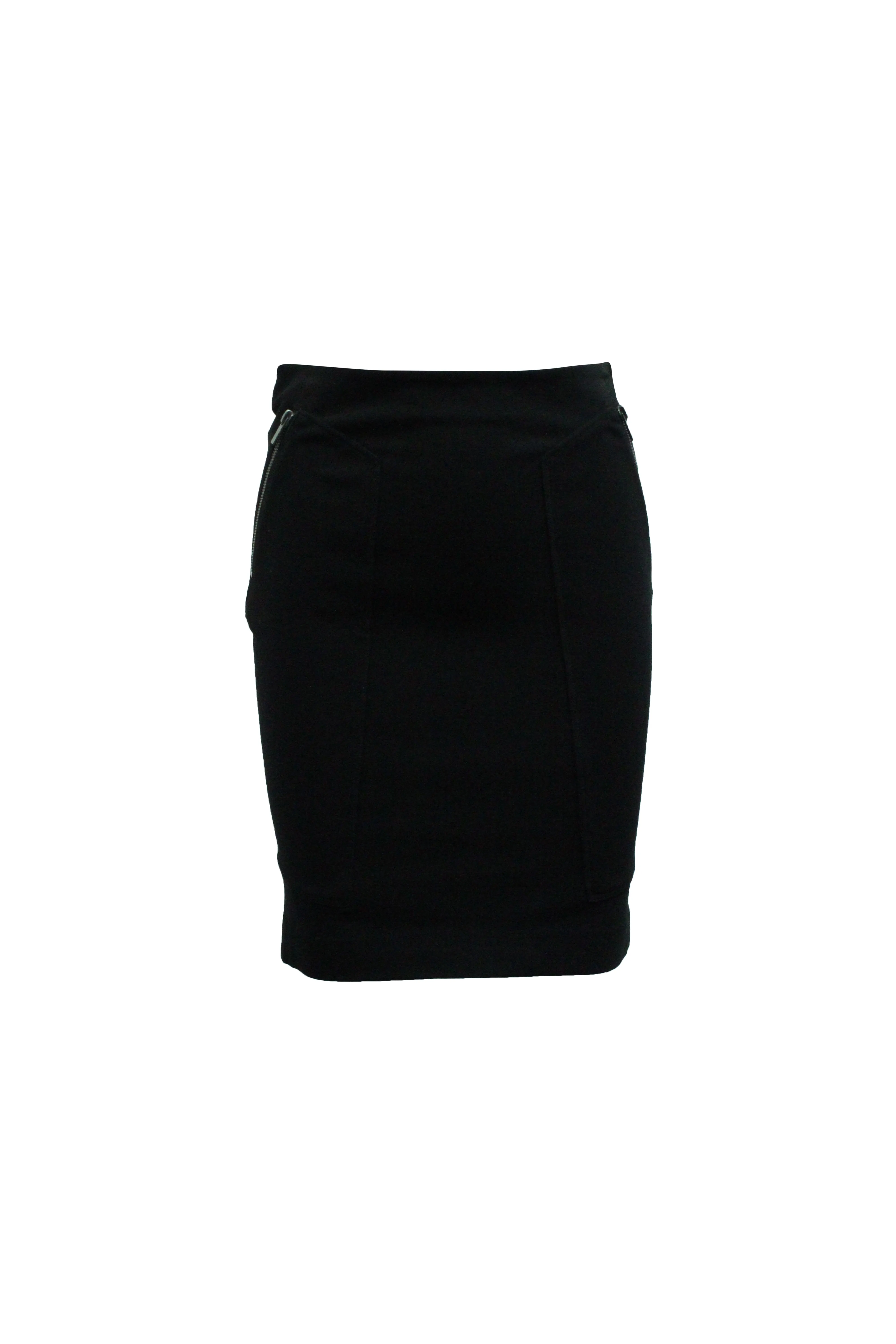 Diane Von Furstenberg Jupe Midi Leona en Viscose Noire