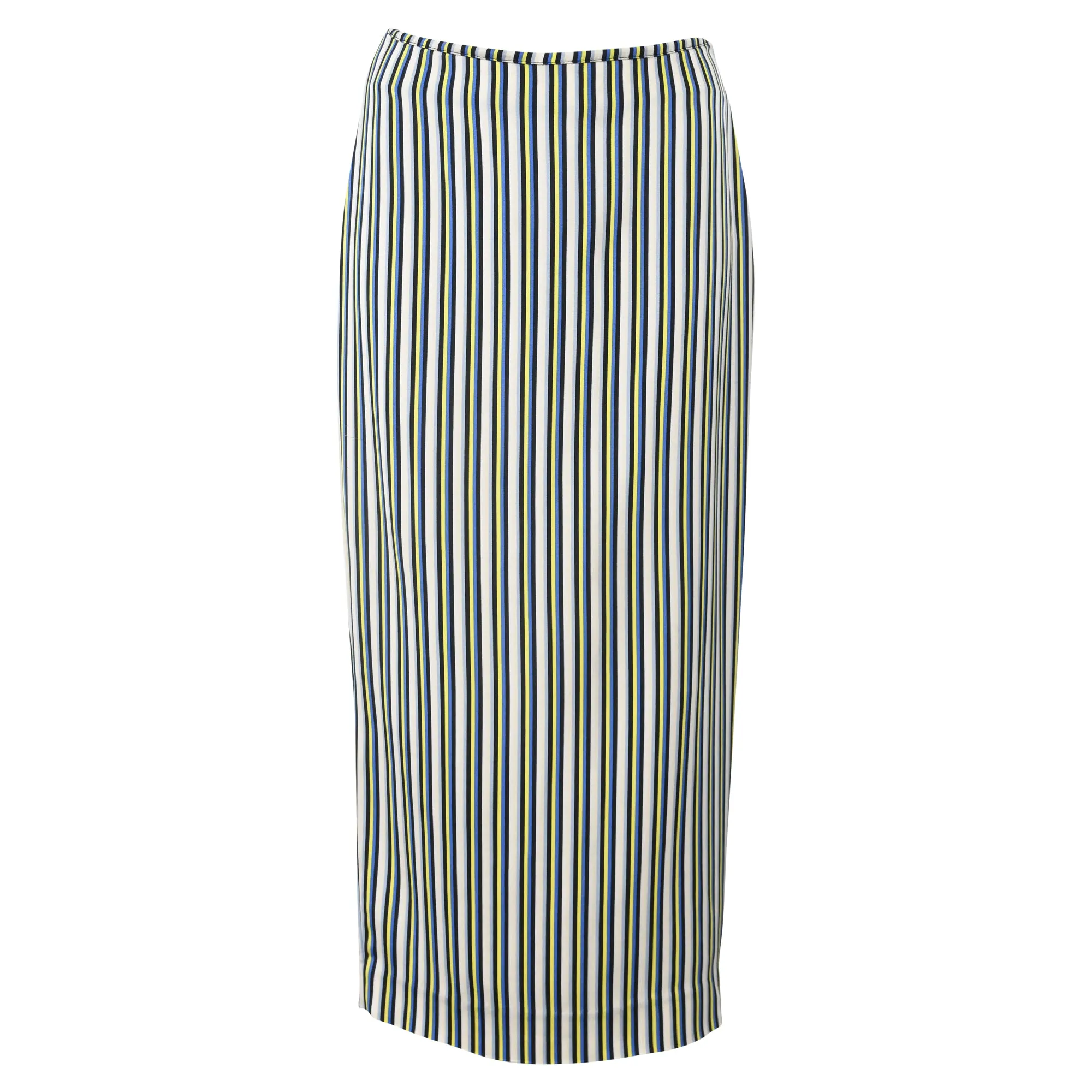 Jupe mi-longue rayée Diane von Furstenberg en viscose multicolore
