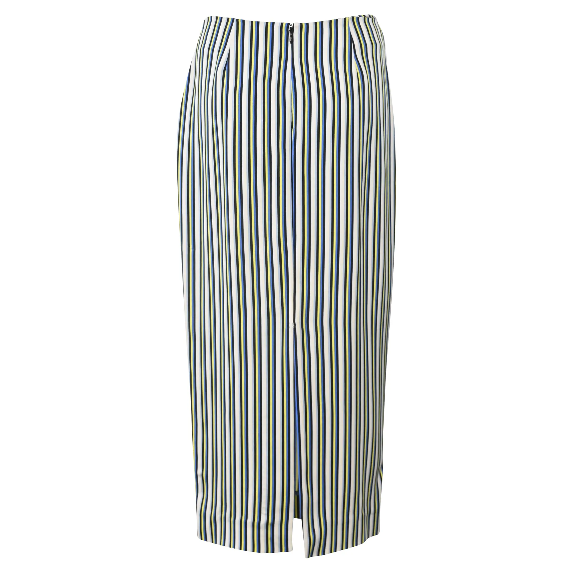 Jupe mi-longue rayée Diane von Furstenberg en viscose multicolore