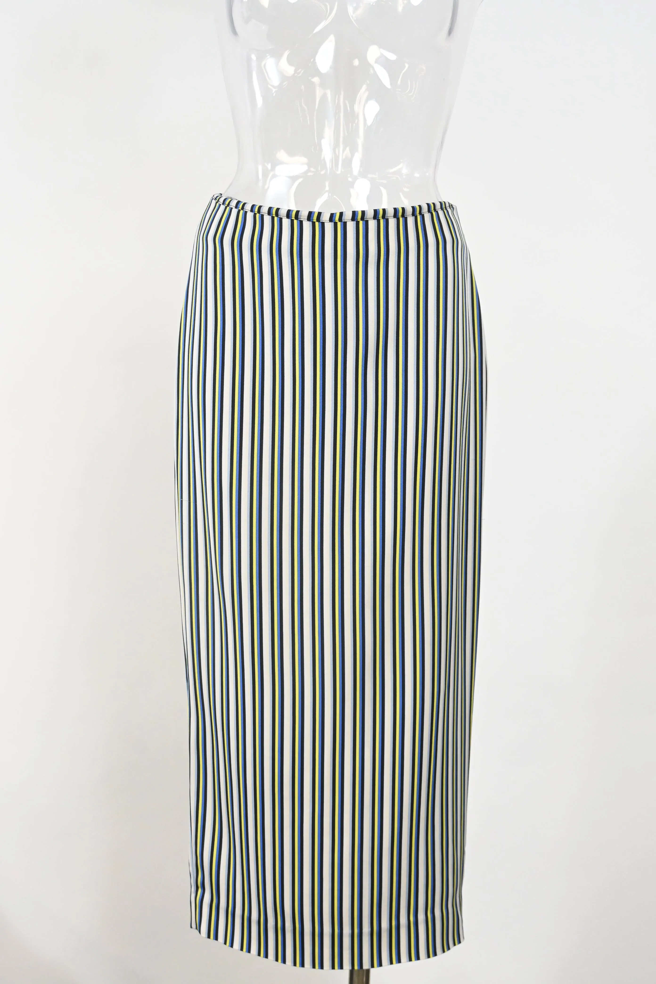 Jupe mi-longue rayée Diane von Furstenberg en viscose multicolore