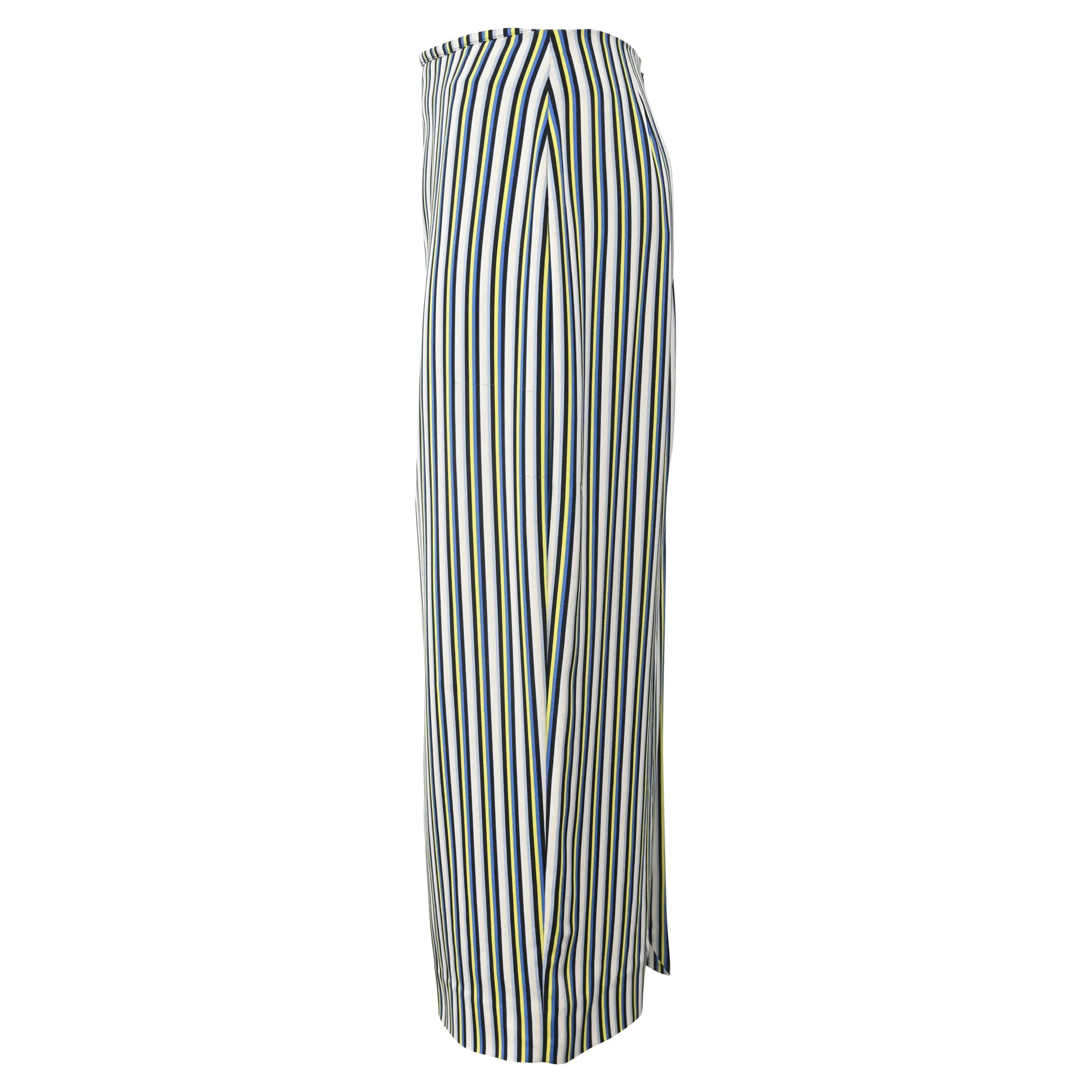 Jupe mi-longue rayée Diane von Furstenberg en viscose multicolore
