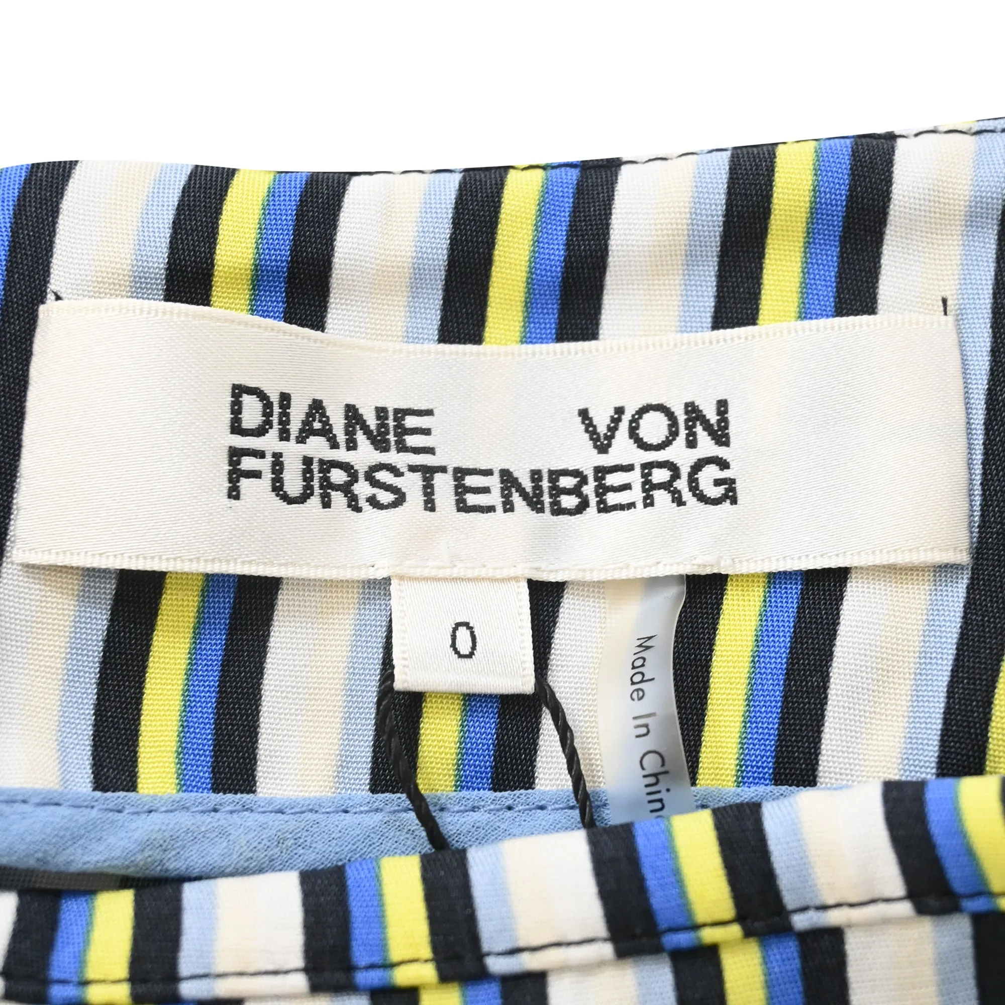 Jupe mi-longue rayée Diane von Furstenberg en viscose multicolore