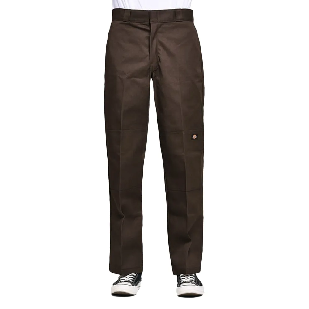 Dickies - Pantalon ample à double genou 85-283 Marron foncé Dickies