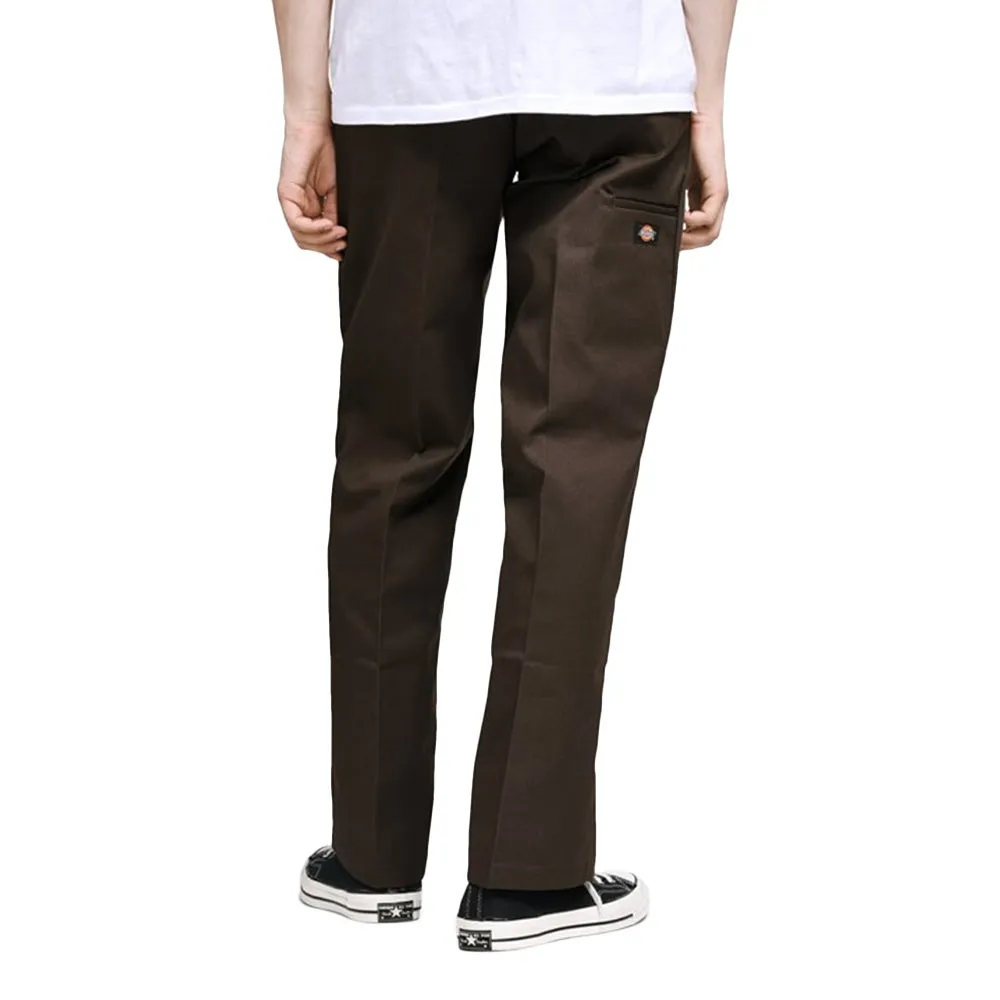 Dickies - Pantalon ample à double genou 85-283 Marron foncé Dickies