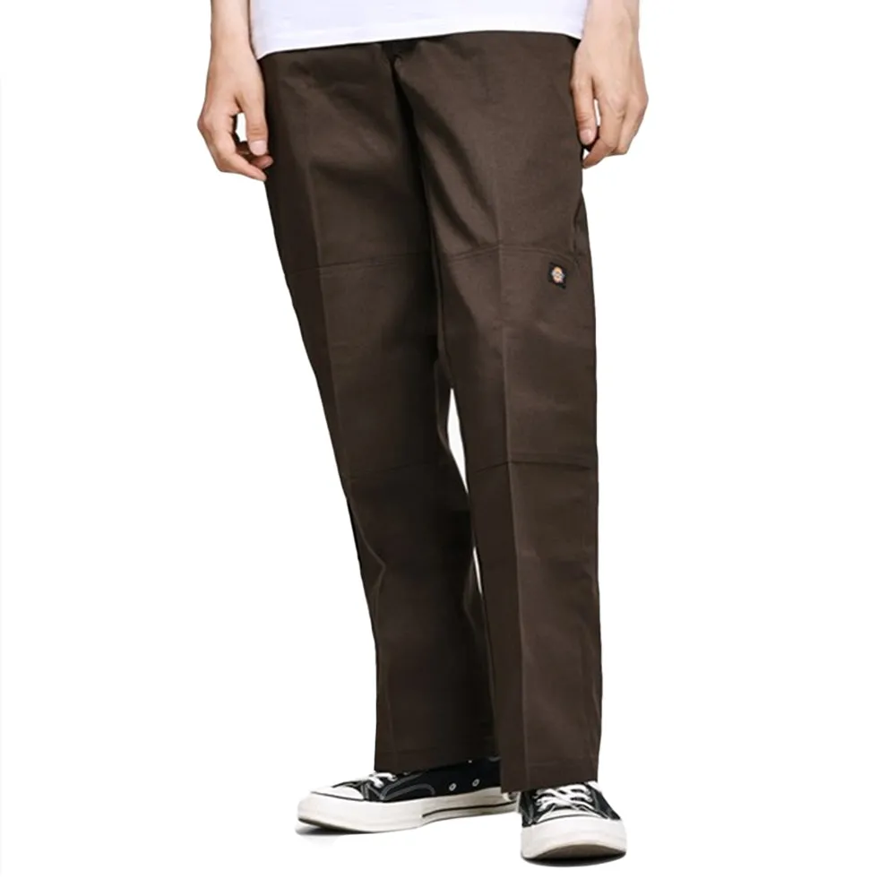 Dickies - Pantalon ample à double genou 85-283 Marron foncé Dickies