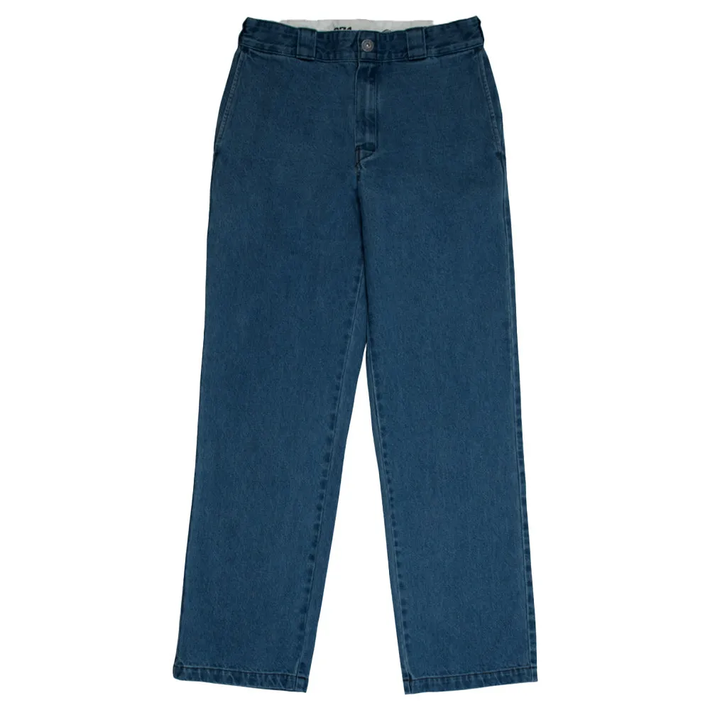 Dickies - 874 Jean décontracté original en denim bleu indigo lavé