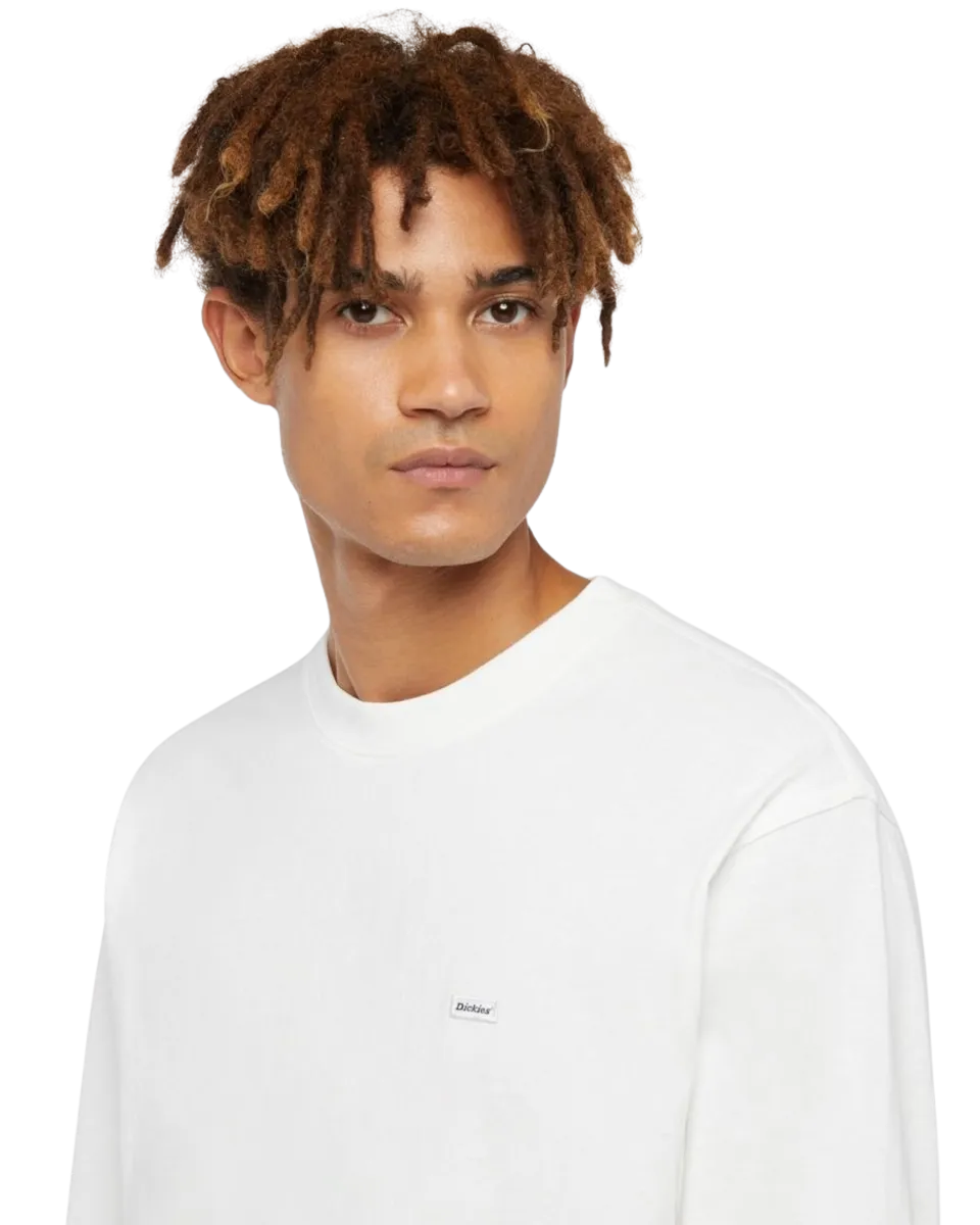 T-shirt à manches longues Dickies Clancy en blanc épais
