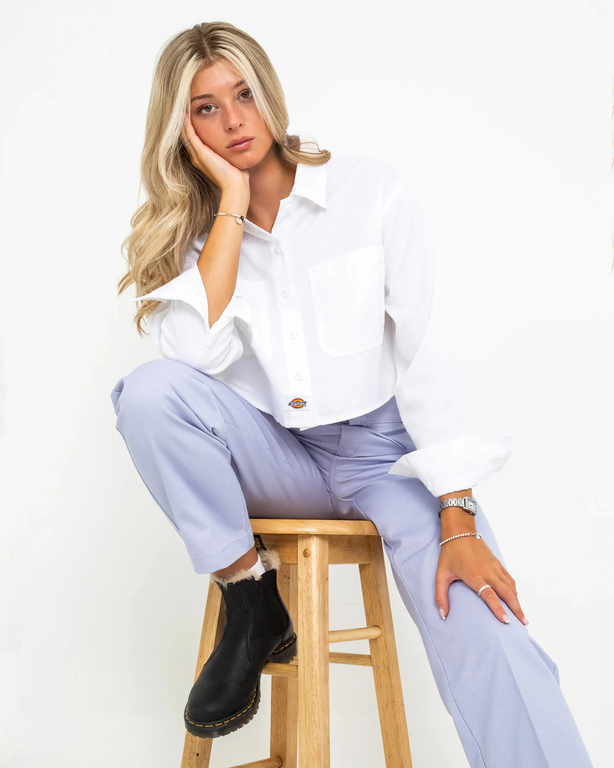 Chemise Dickies Culpeper en Blanc