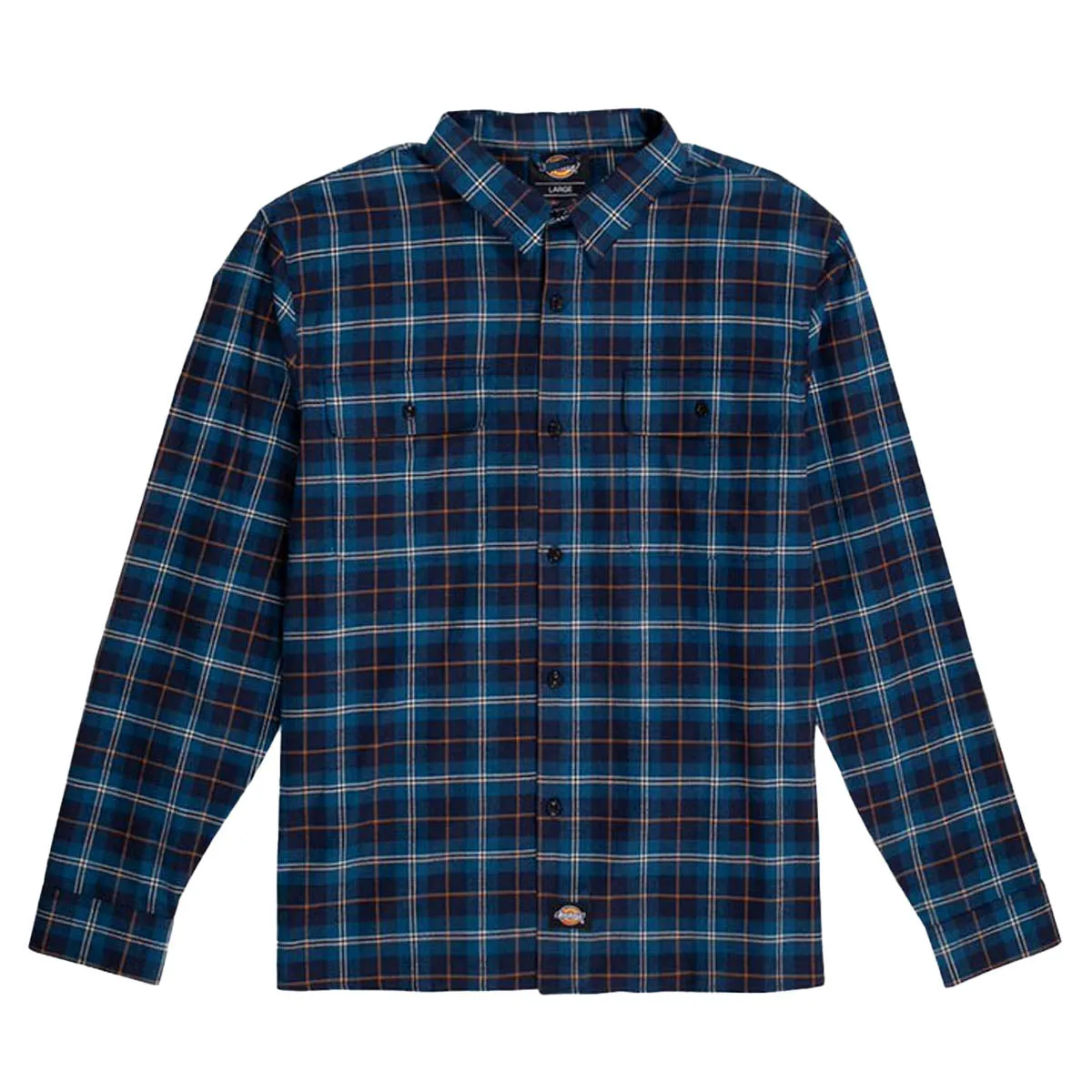 Dickies - Chemise à carreaux Houston bleu marine Dickies