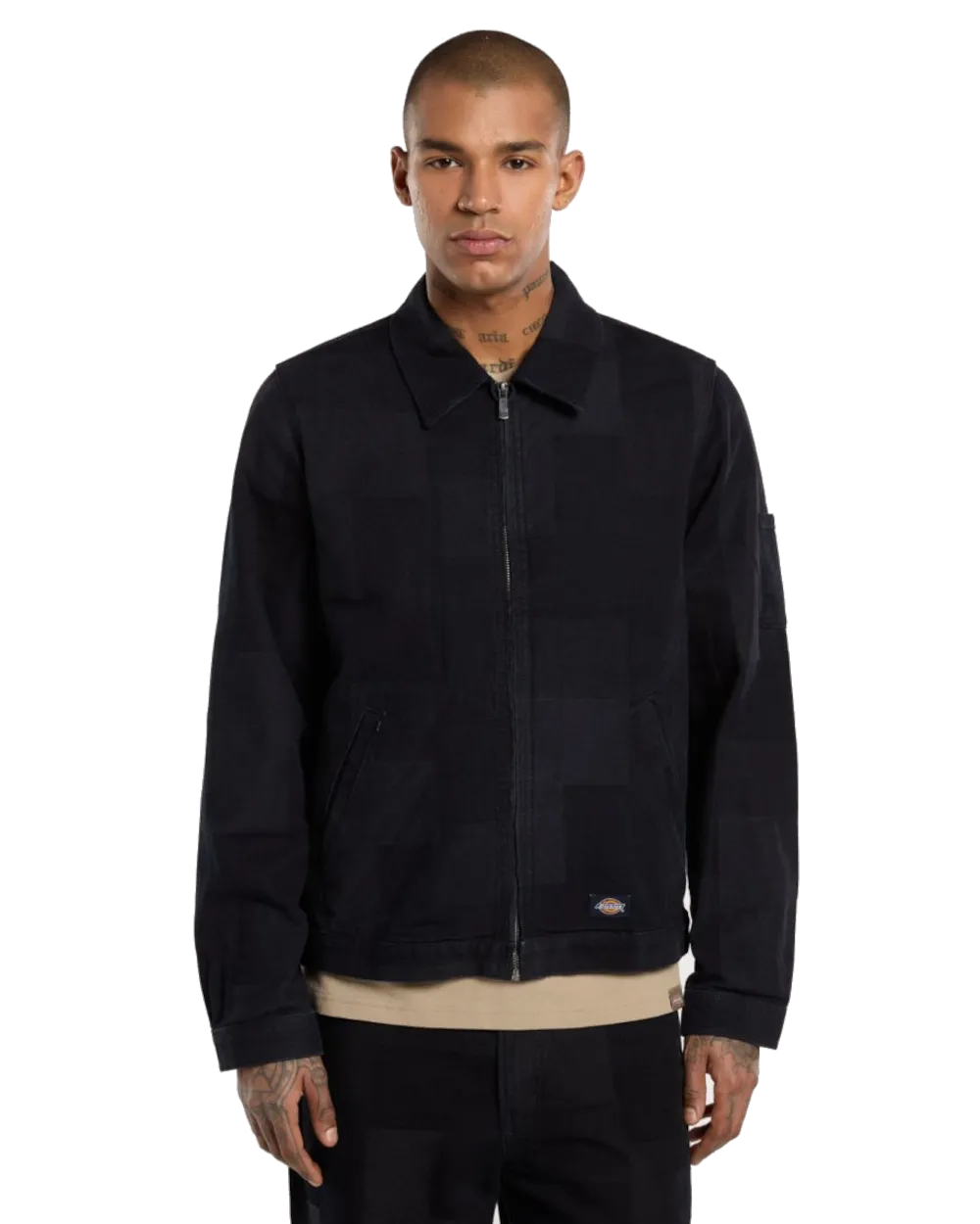 Veste Eisenhower Jacquard Dickies en Rinsed