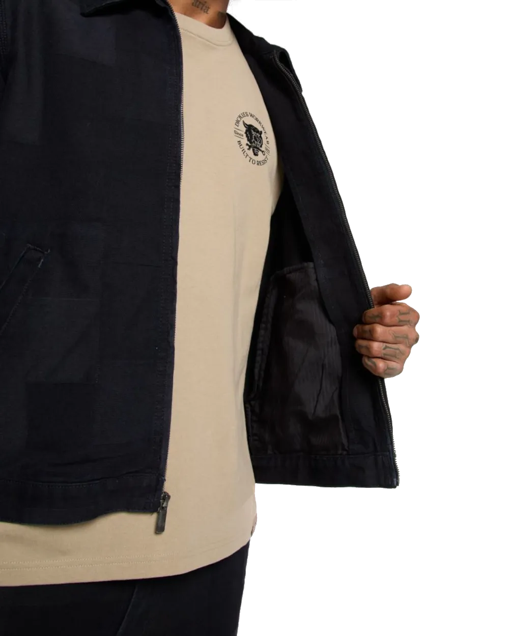 Veste Eisenhower Jacquard Dickies en Rinsed