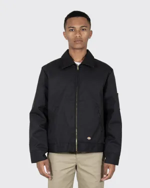 Comfortable Meetinging Dickies Lined Eisenhower Jacket - Black