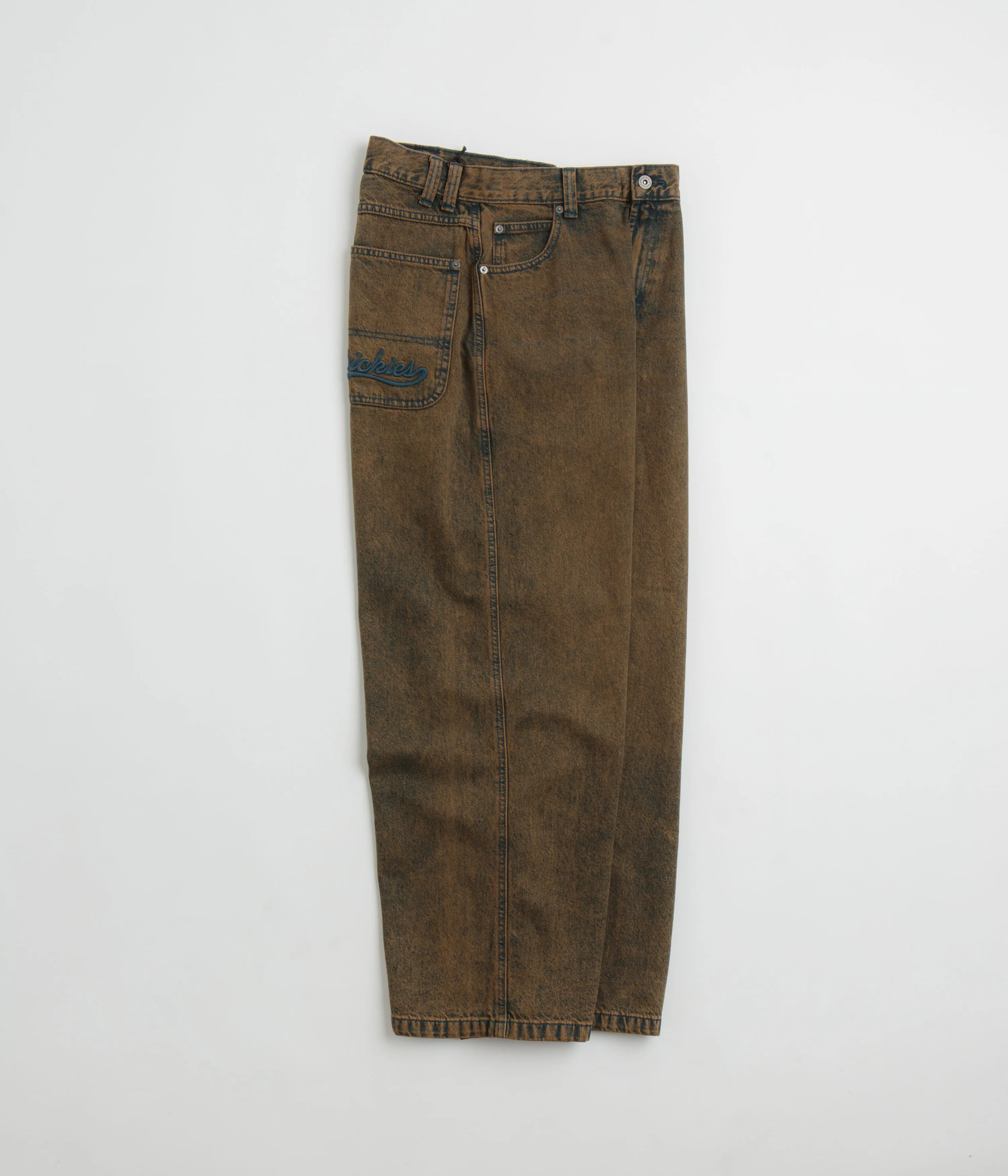 Dickies Jeans Loose Wave - Teinte Indigo Brun Dickies
