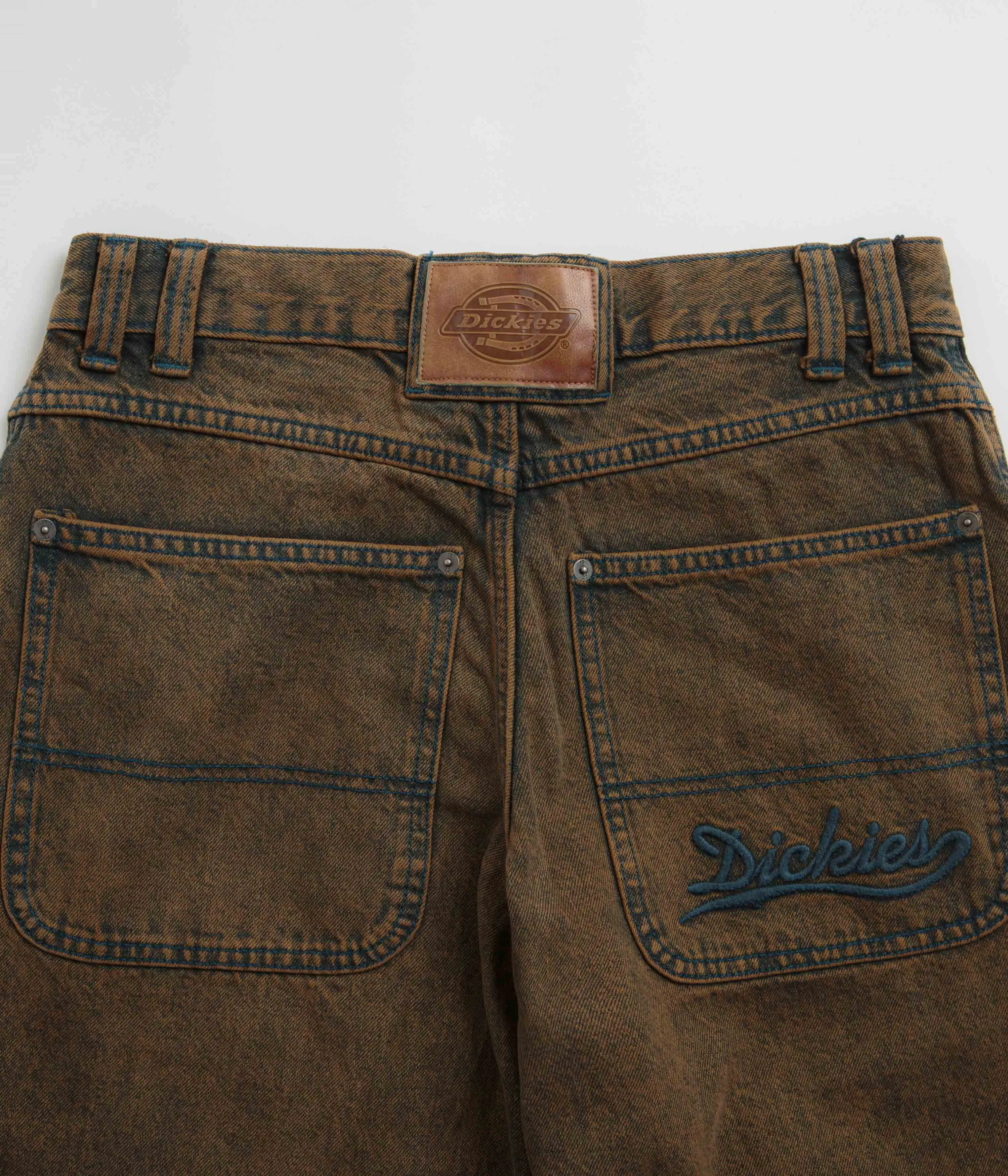 Dickies Jeans Loose Wave - Teinte Indigo Brun Dickies