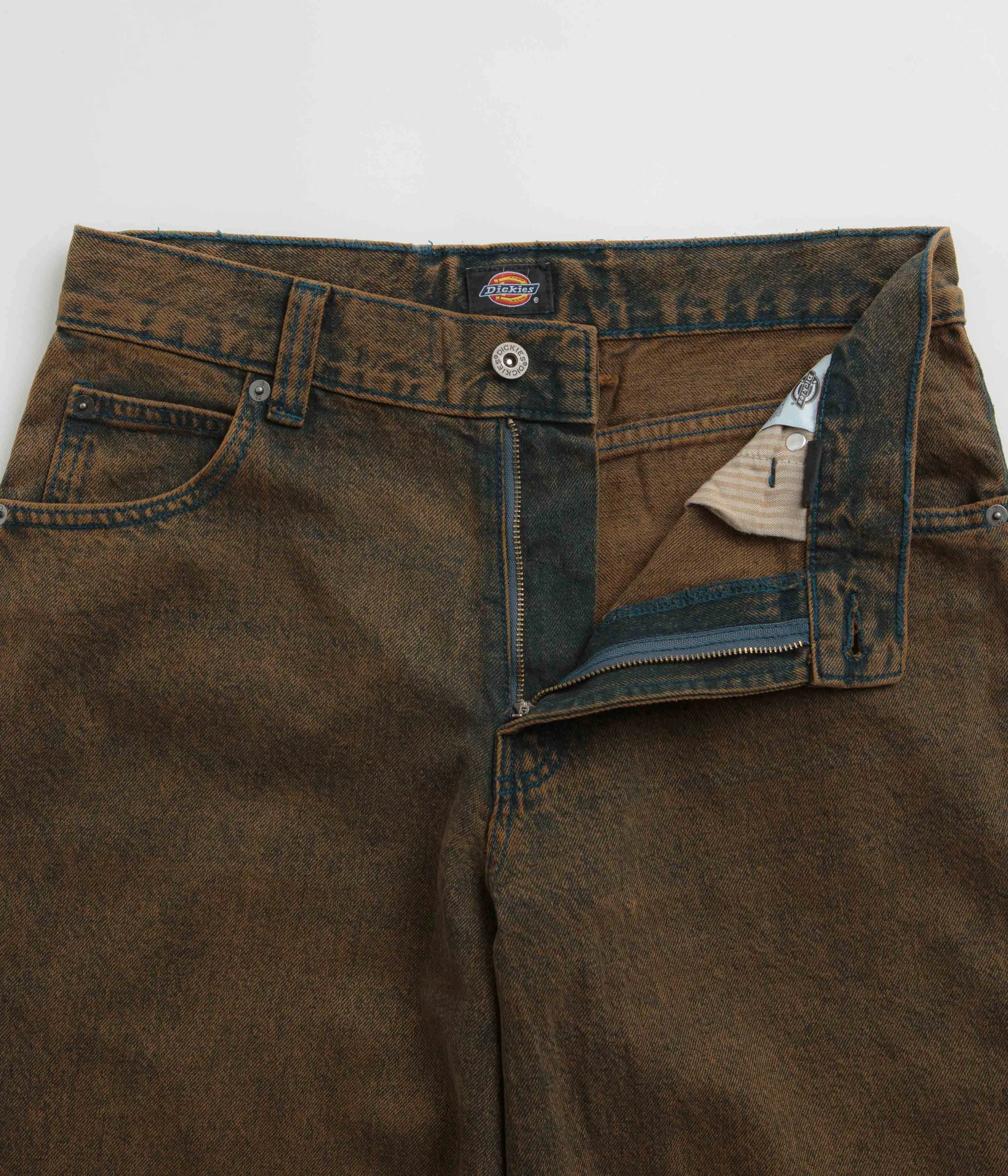 Dickies Jeans Loose Wave - Teinte Indigo Brun Dickies