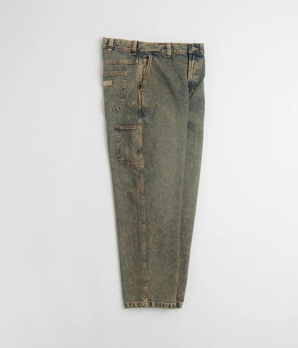 Dickies Madison Jeans - Indigo Délavé Jaune Dickies