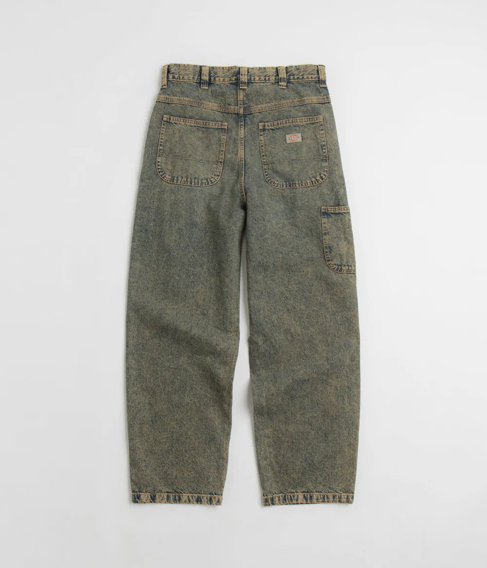 Dickies Madison Jeans - Indigo Délavé Jaune Dickies