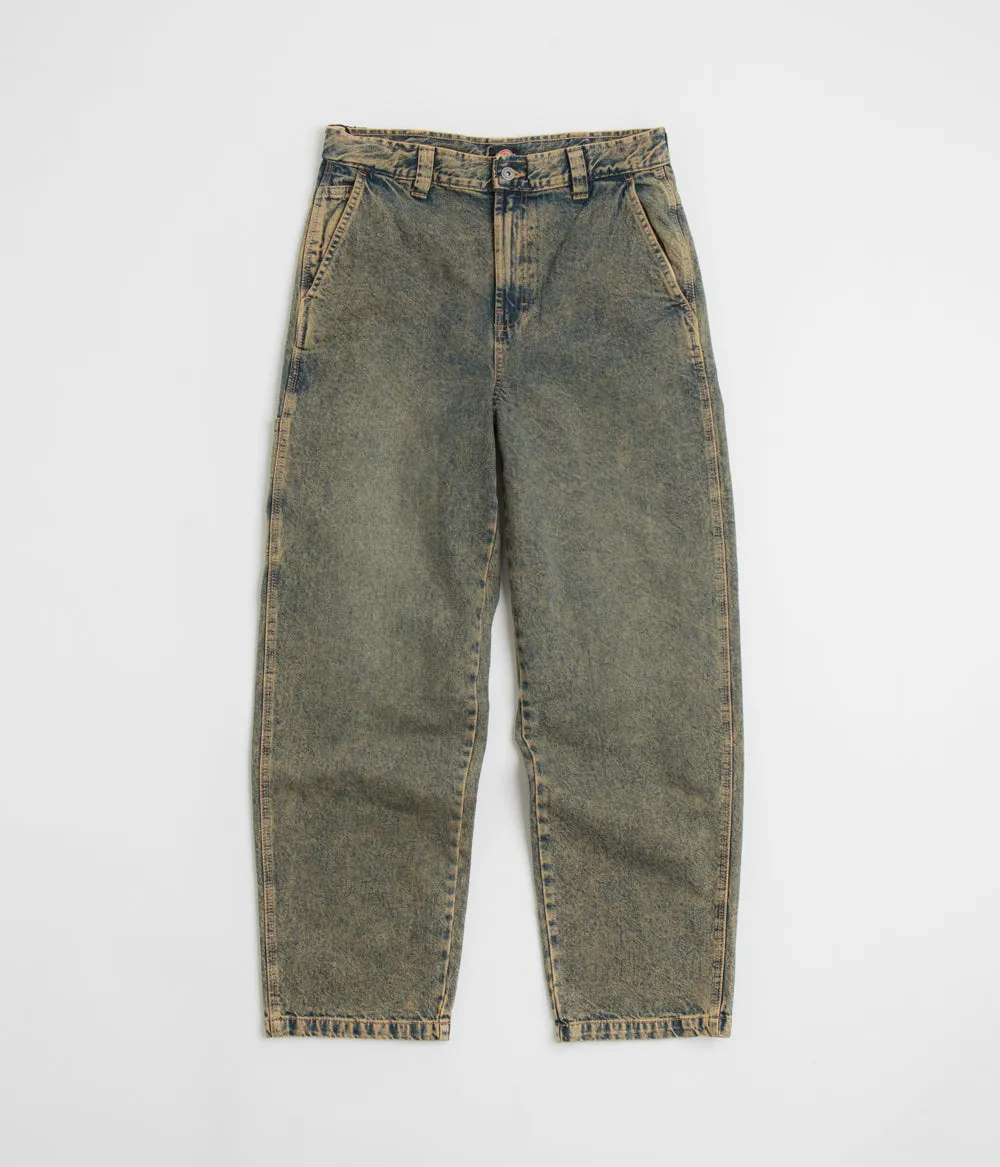 Dickies Madison Jeans - Indigo Délavé Jaune Dickies