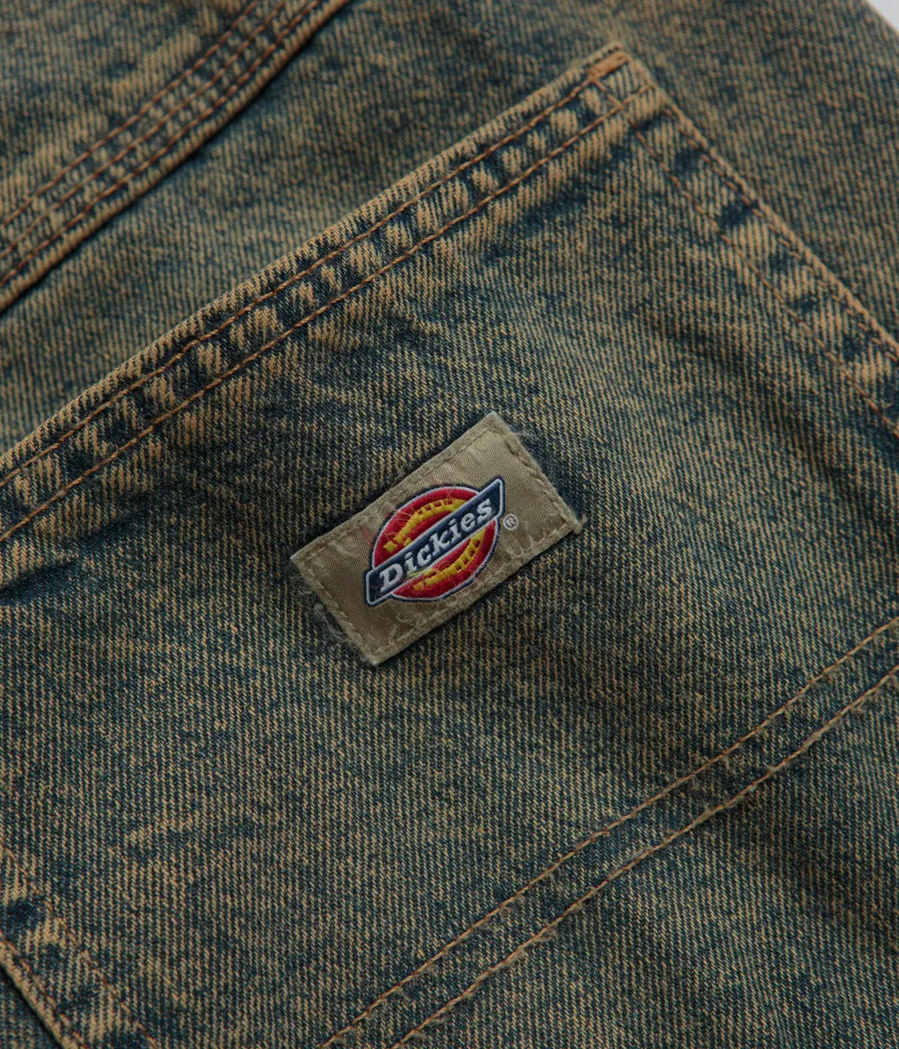 Dickies Madison Jeans - Indigo Délavé Jaune Dickies