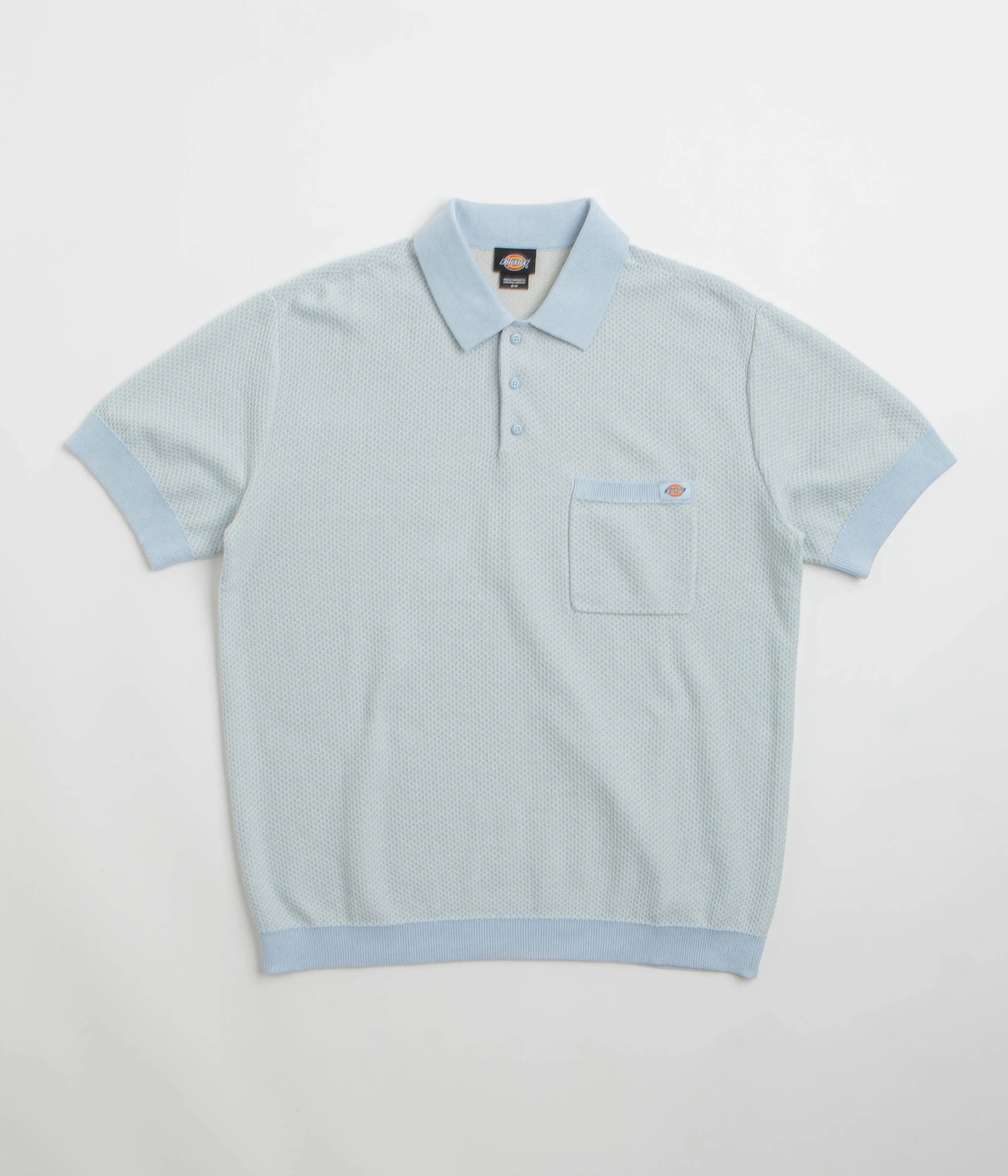 Polo Dickies Rocky Knit à manches courtes - Gris Whitecap Dickies