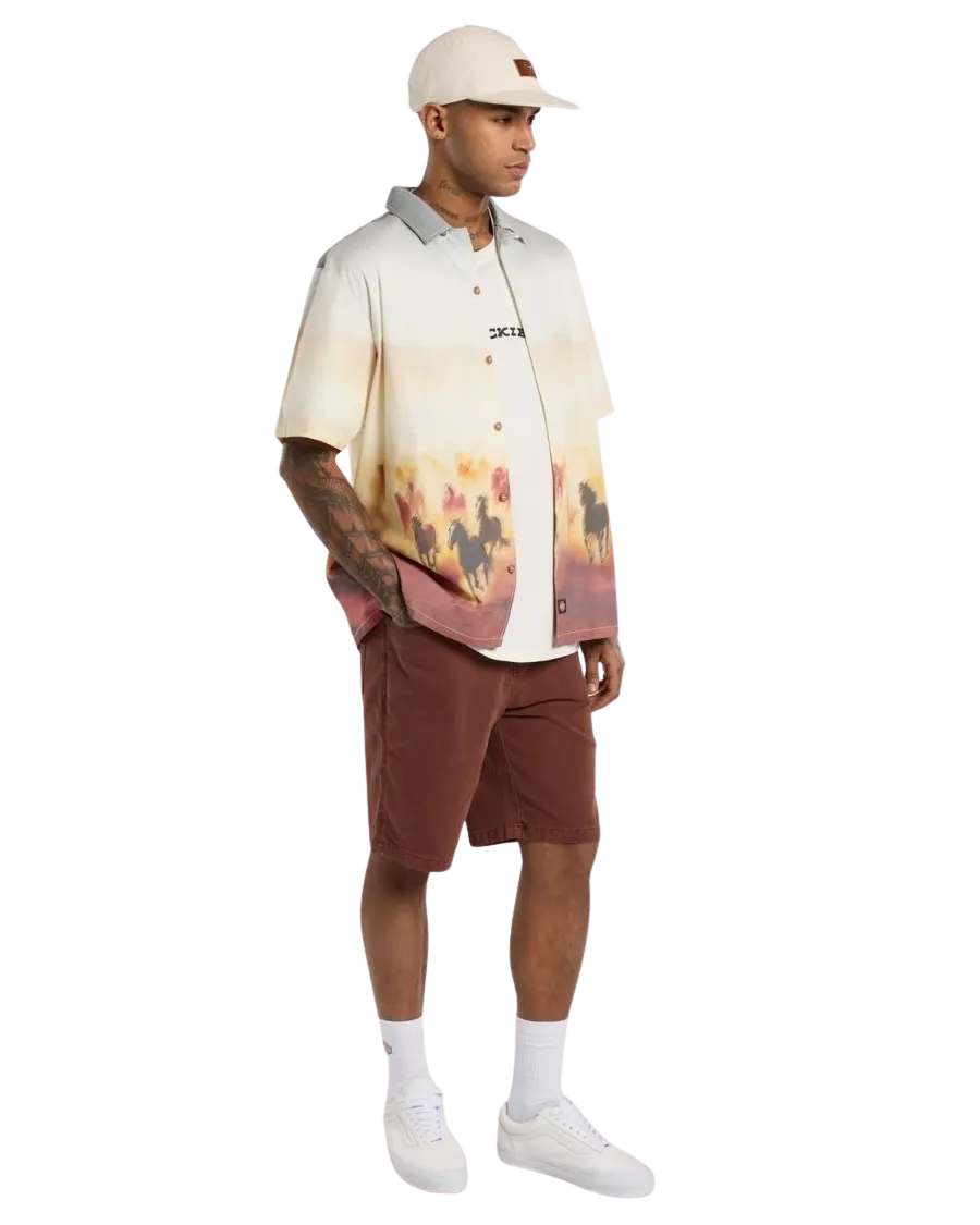 Chemise Dickies Running Wild en Buff Chêne
