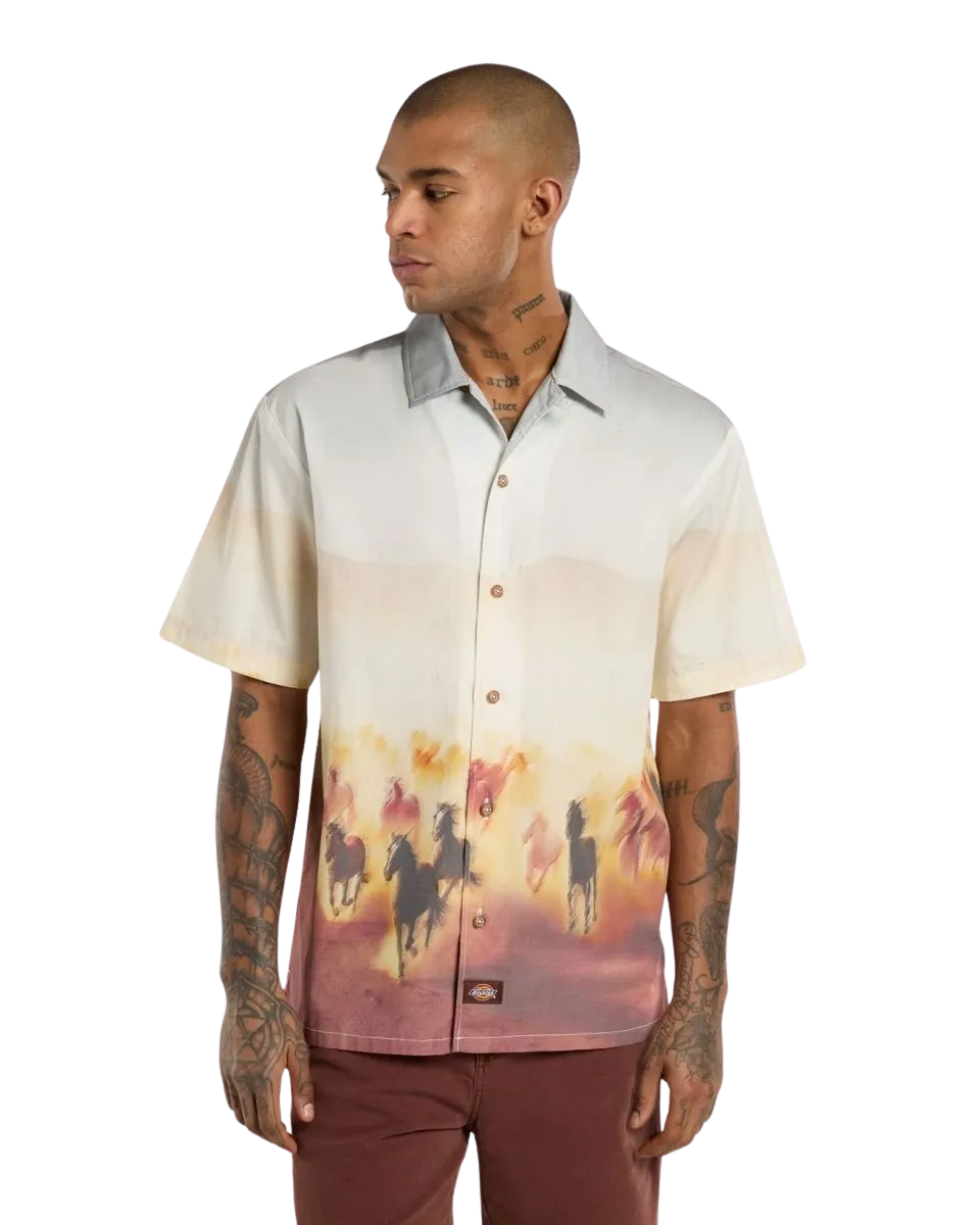 Chemise Dickies Running Wild en Buff Chêne